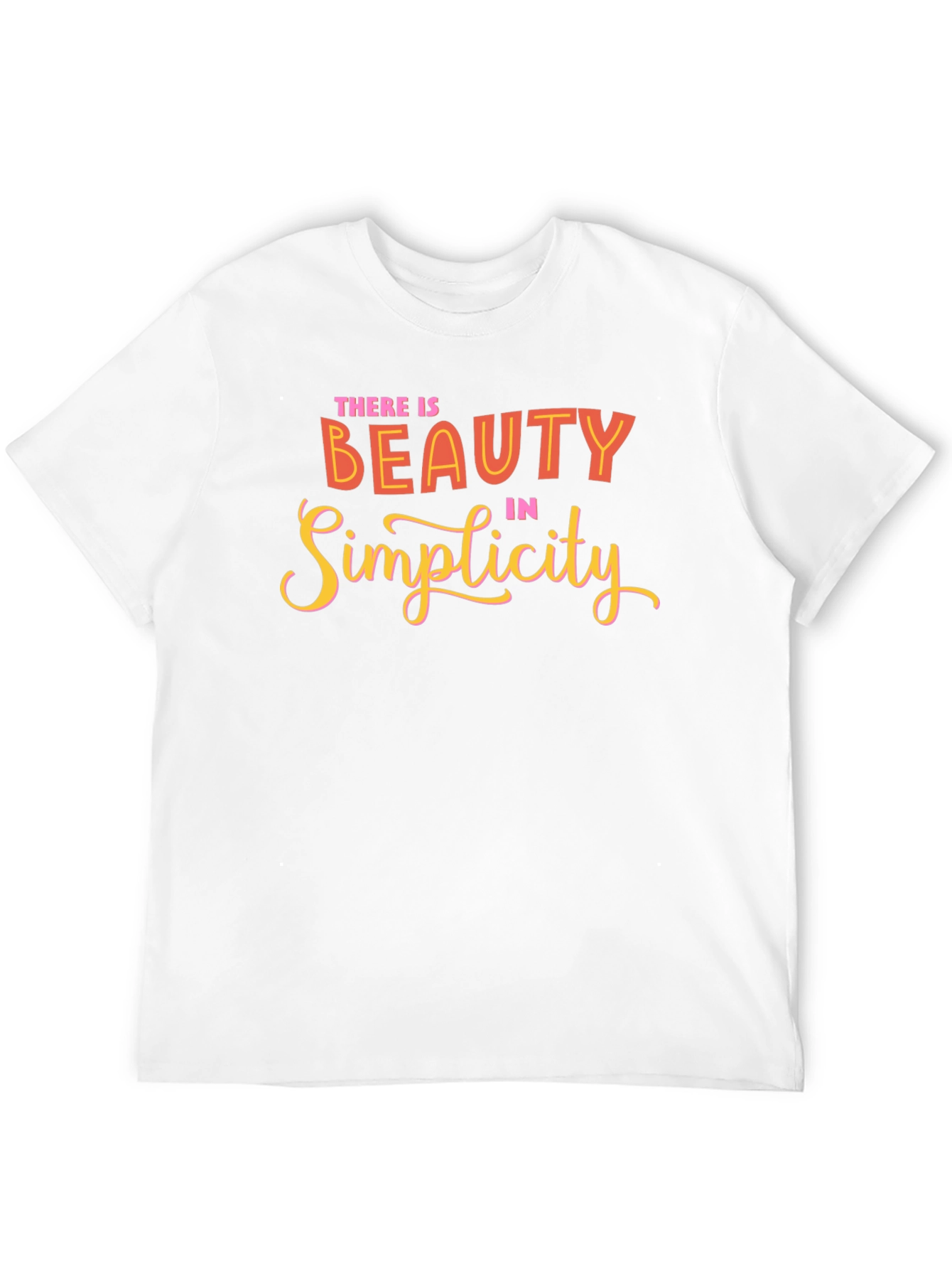 Beauty in Simplicity Graphic Tee - Black