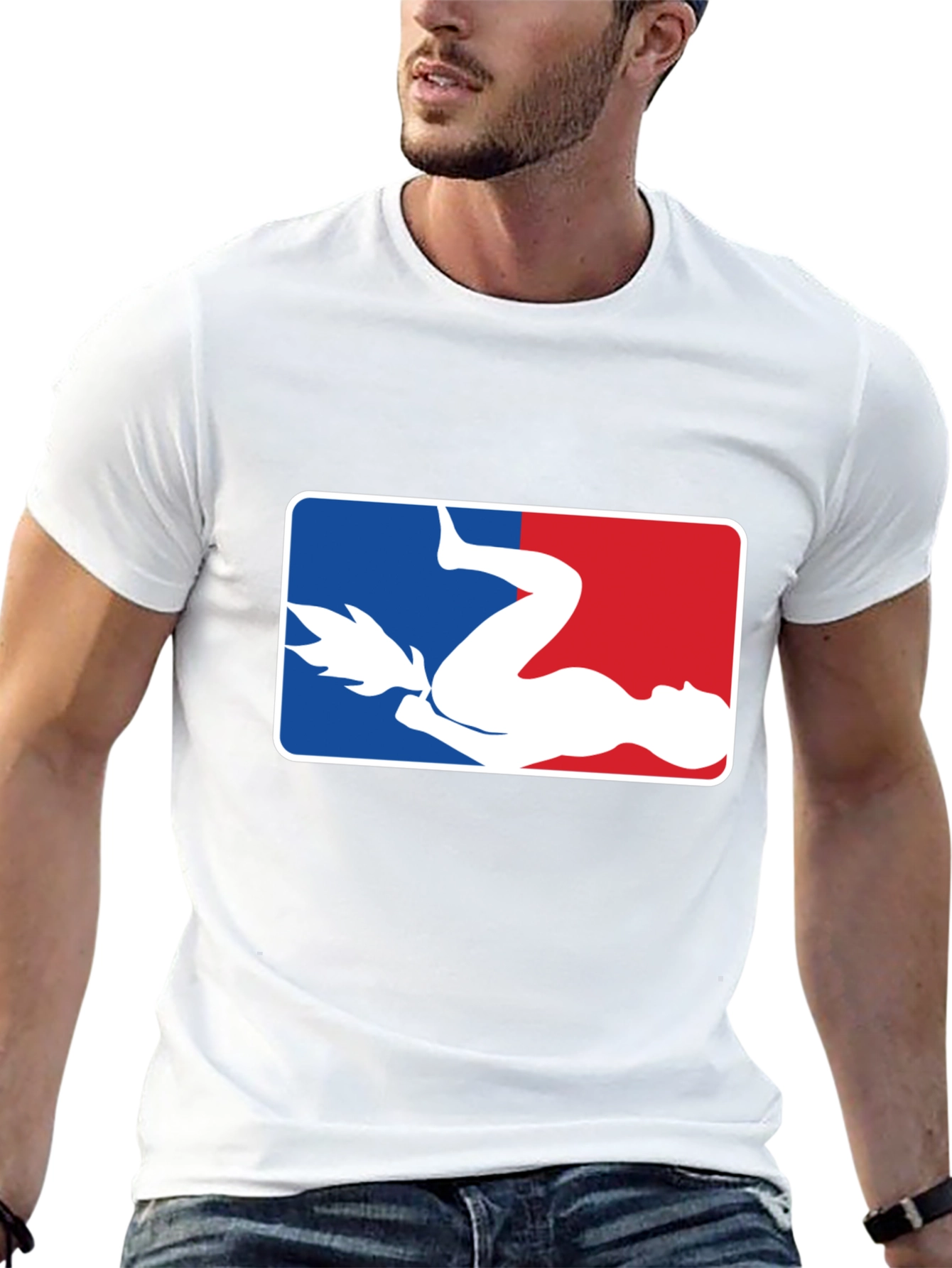 Funny Baseball Parody Graphic T-Shirt