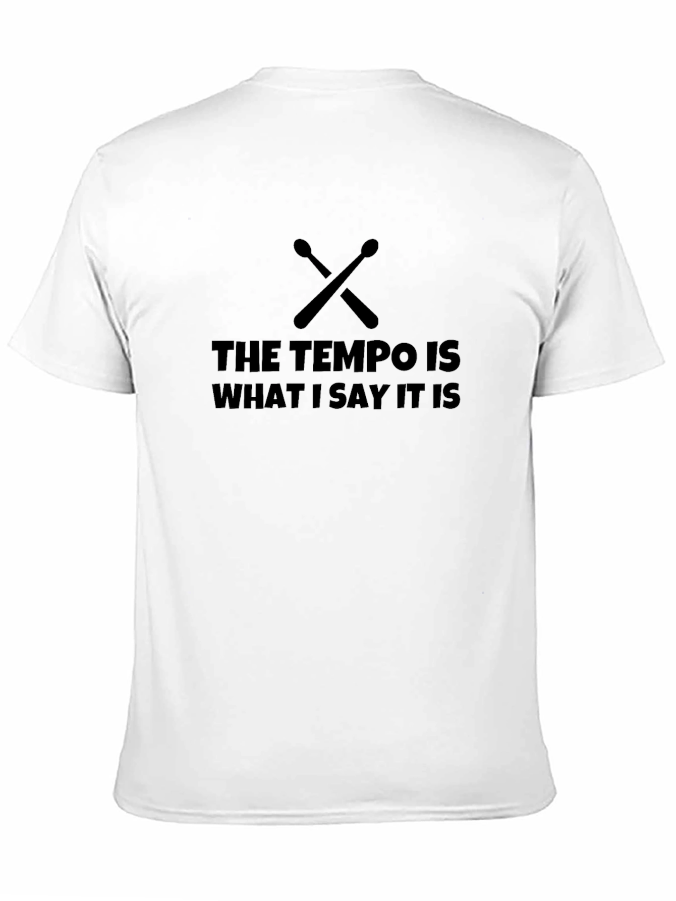 Tempo Drummer T-Shirt - Music Lover Tee