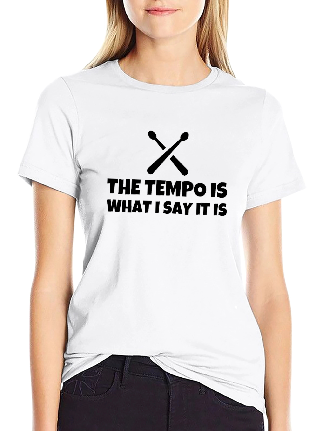 Tempo Drummer T-Shirt - Music Lover Tee