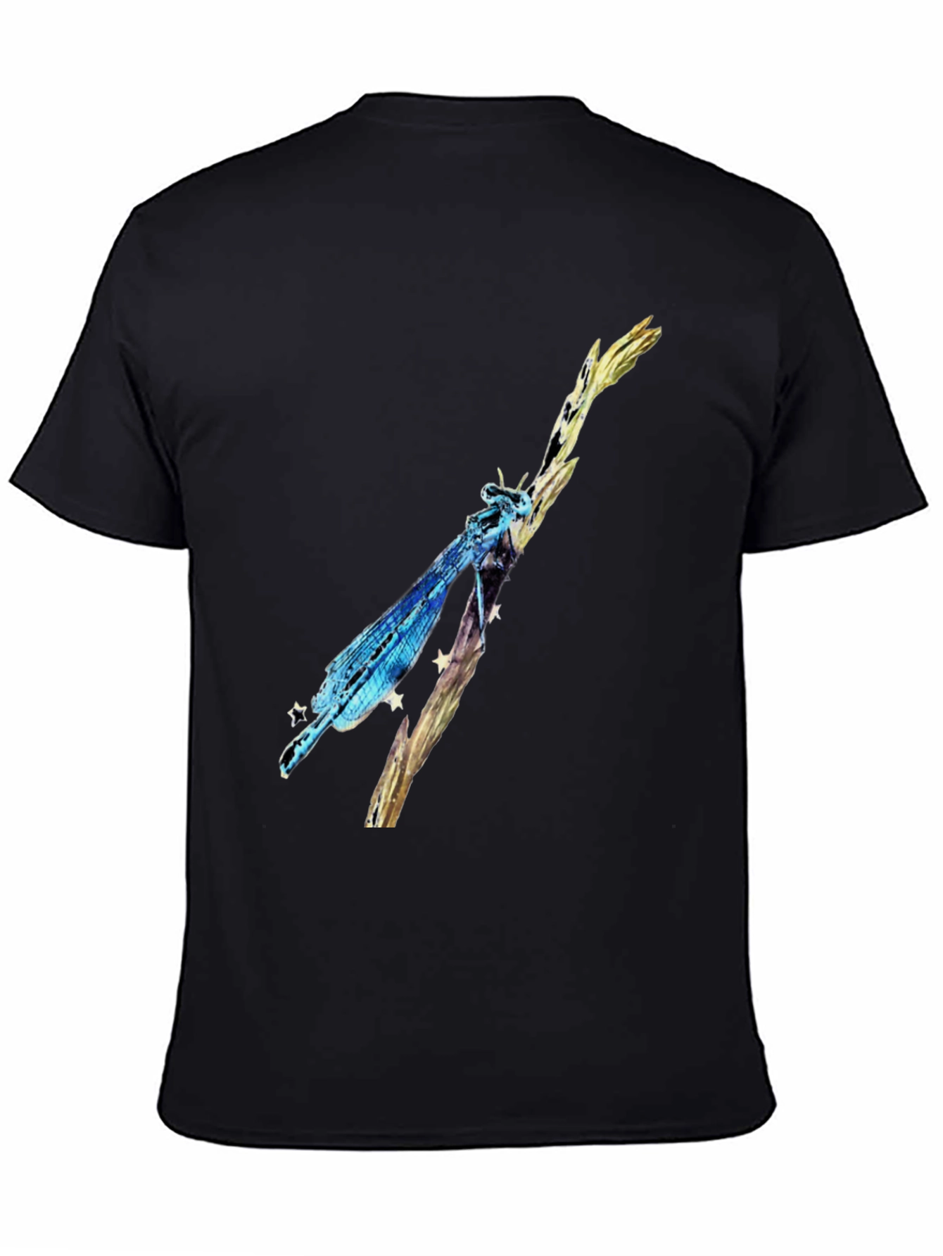 Dragonfly Graphic Black T-Shirt