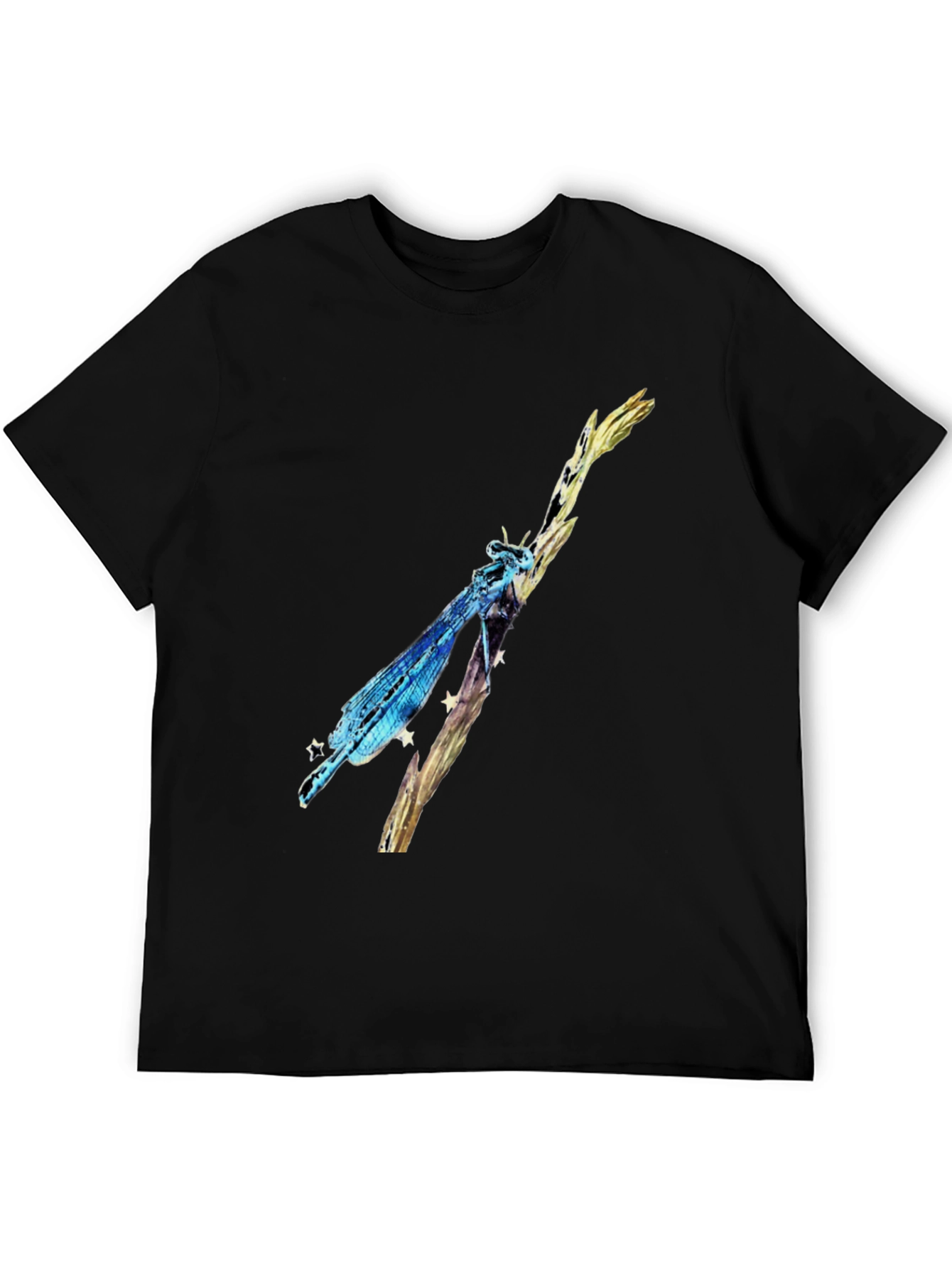 Dragonfly Graphic Black T-Shirt
