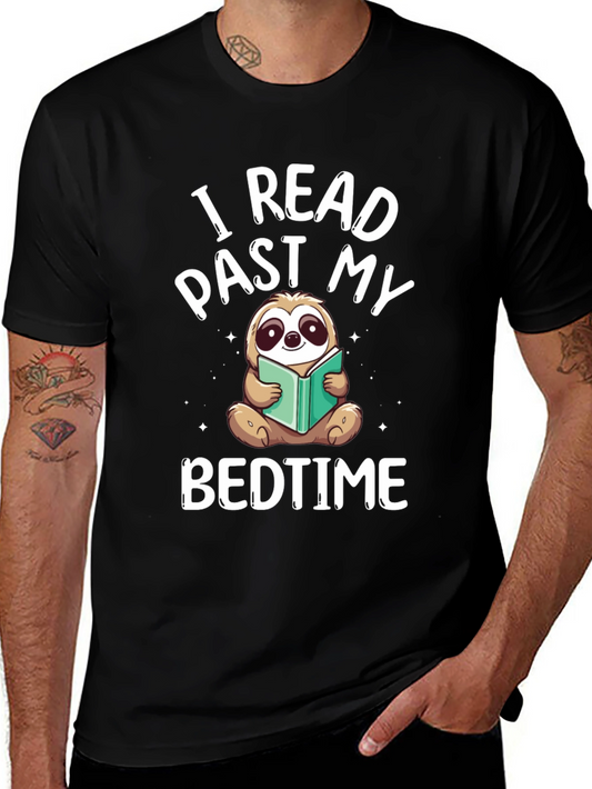I Read Past My Bedtime Sloth T-Shirt