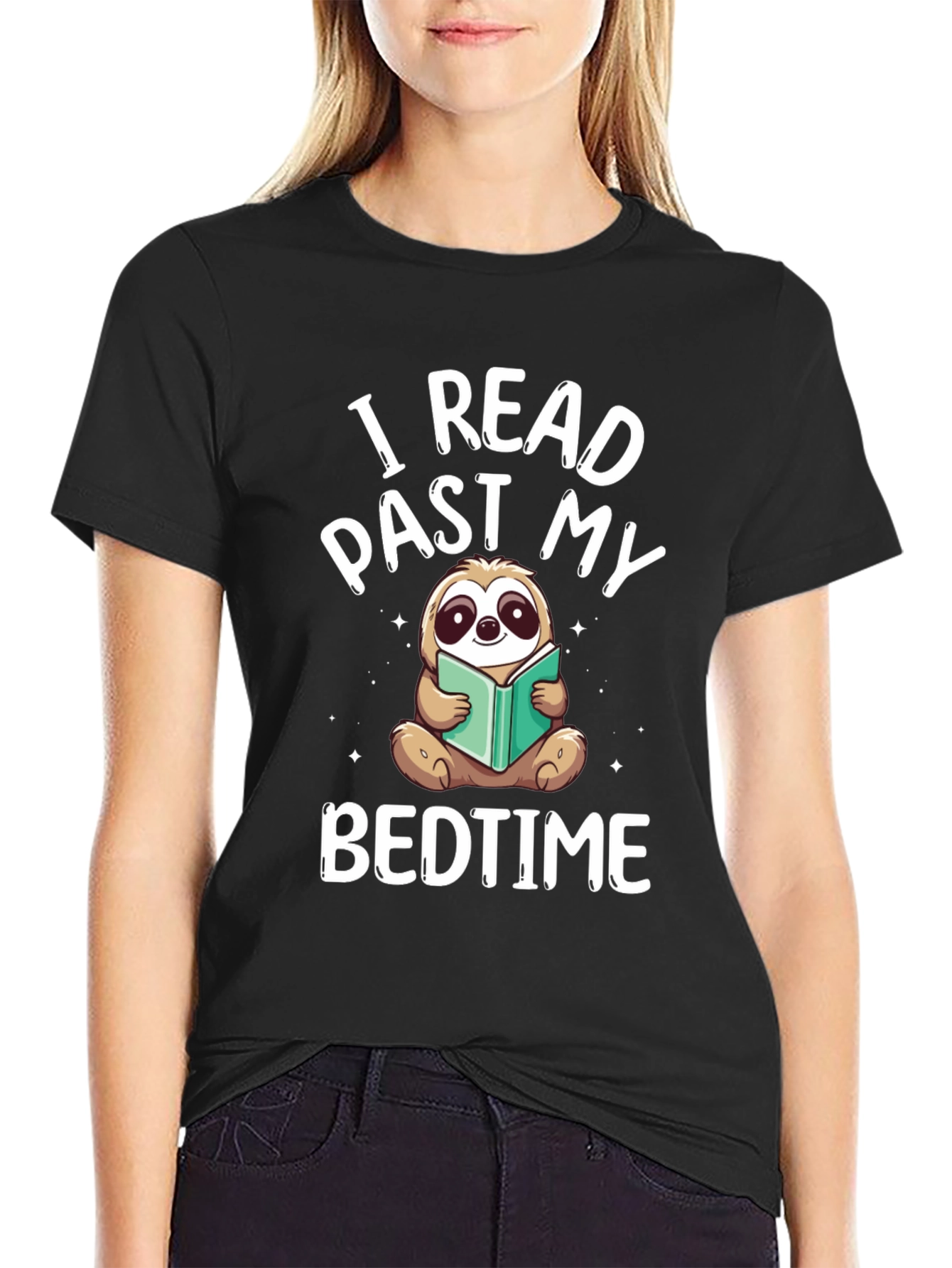 I Read Past My Bedtime Sloth T-Shirt