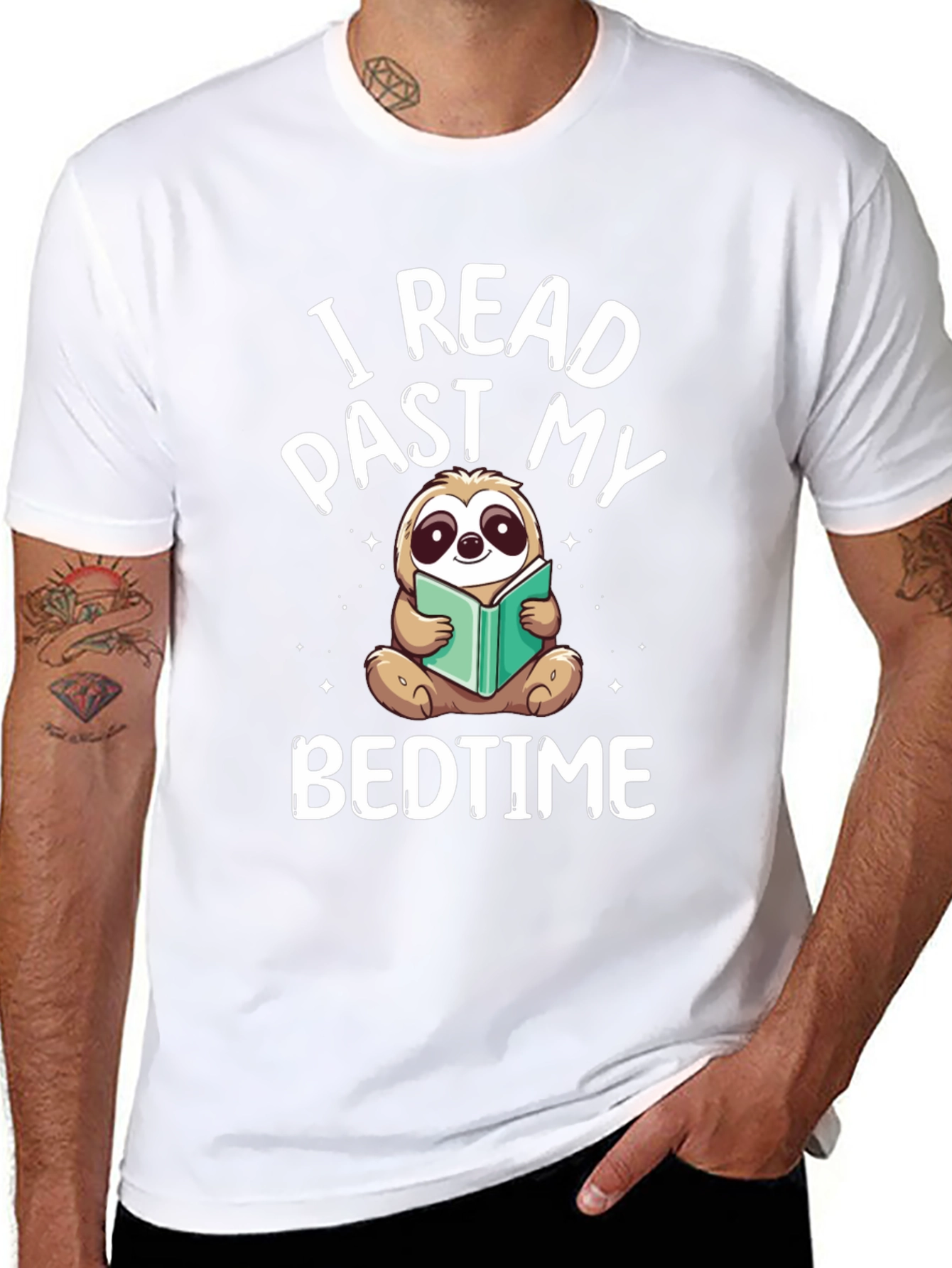 I Read Past My Bedtime Sloth T-Shirt