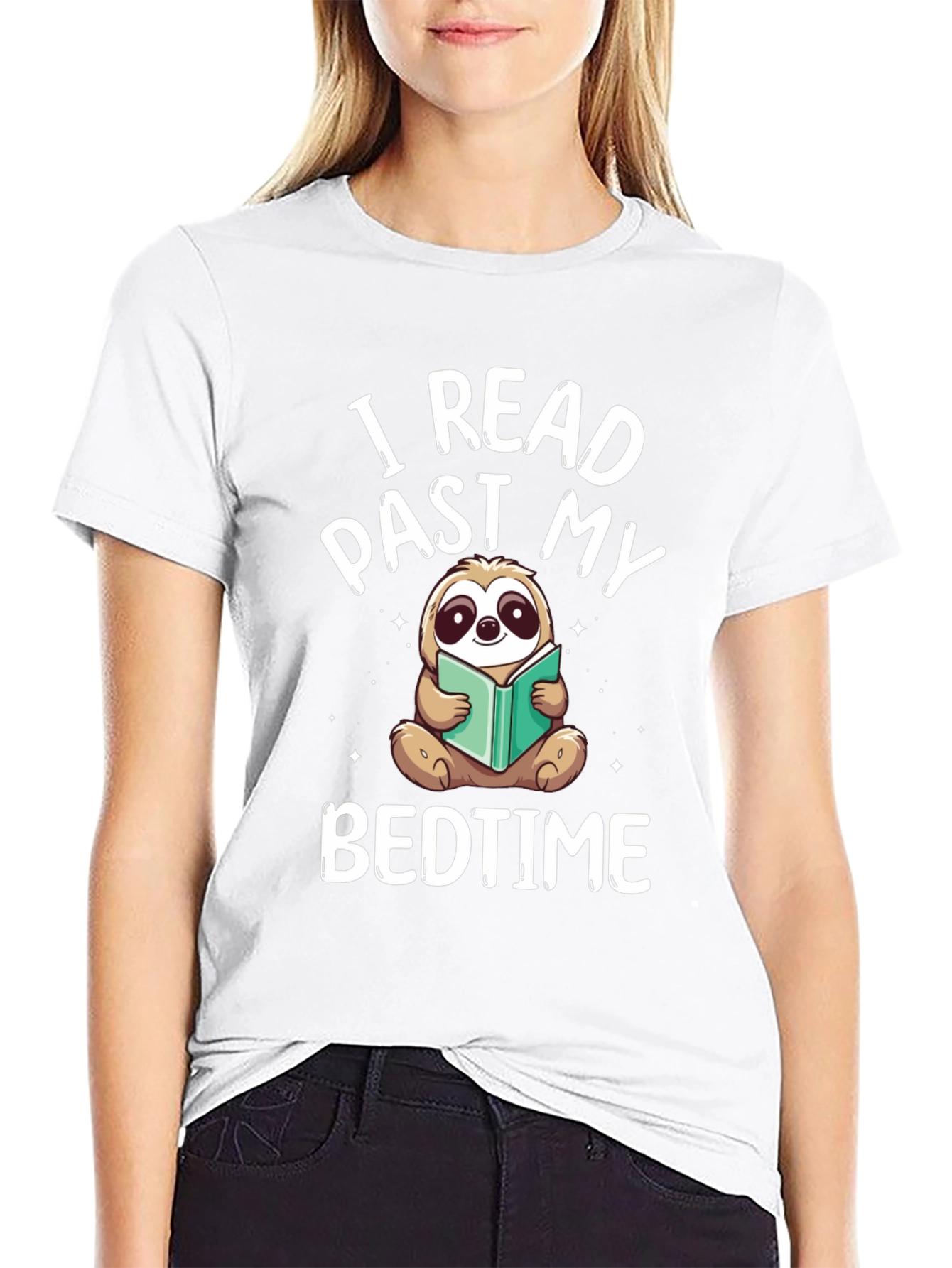 I Read Past My Bedtime Sloth T-Shirt