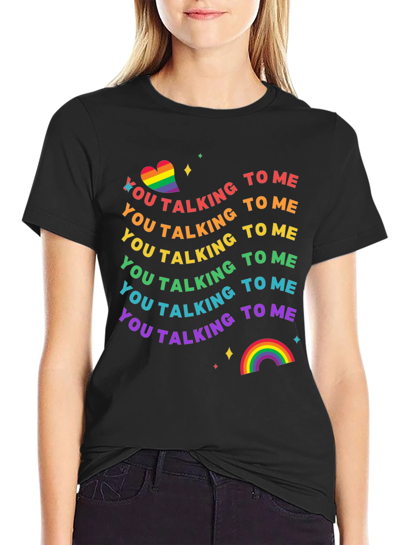 Rainbow Pride Talking to Me T-Shirt