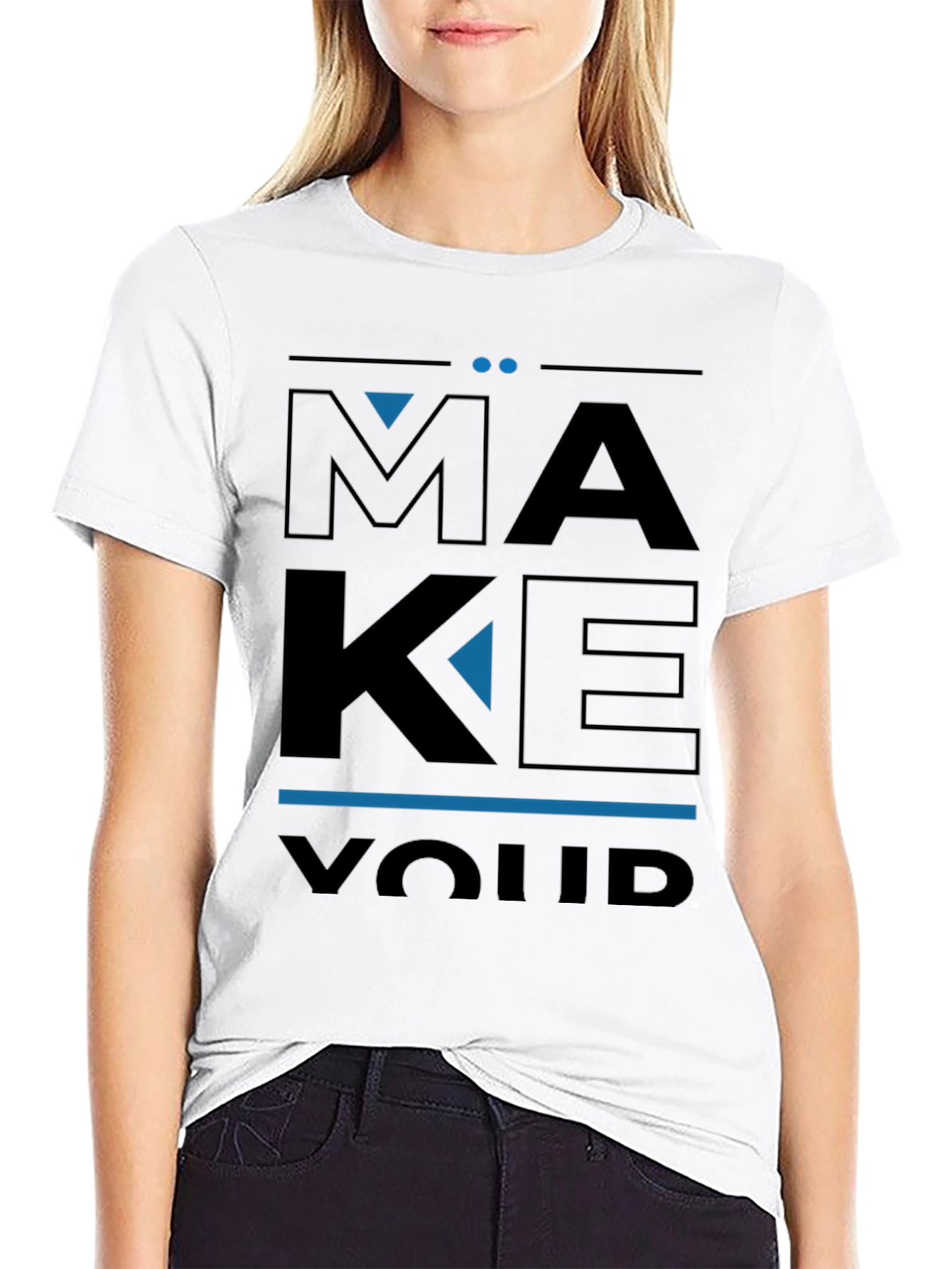 Make Your Luck Graphic Tee - Mens Black T-Shirt