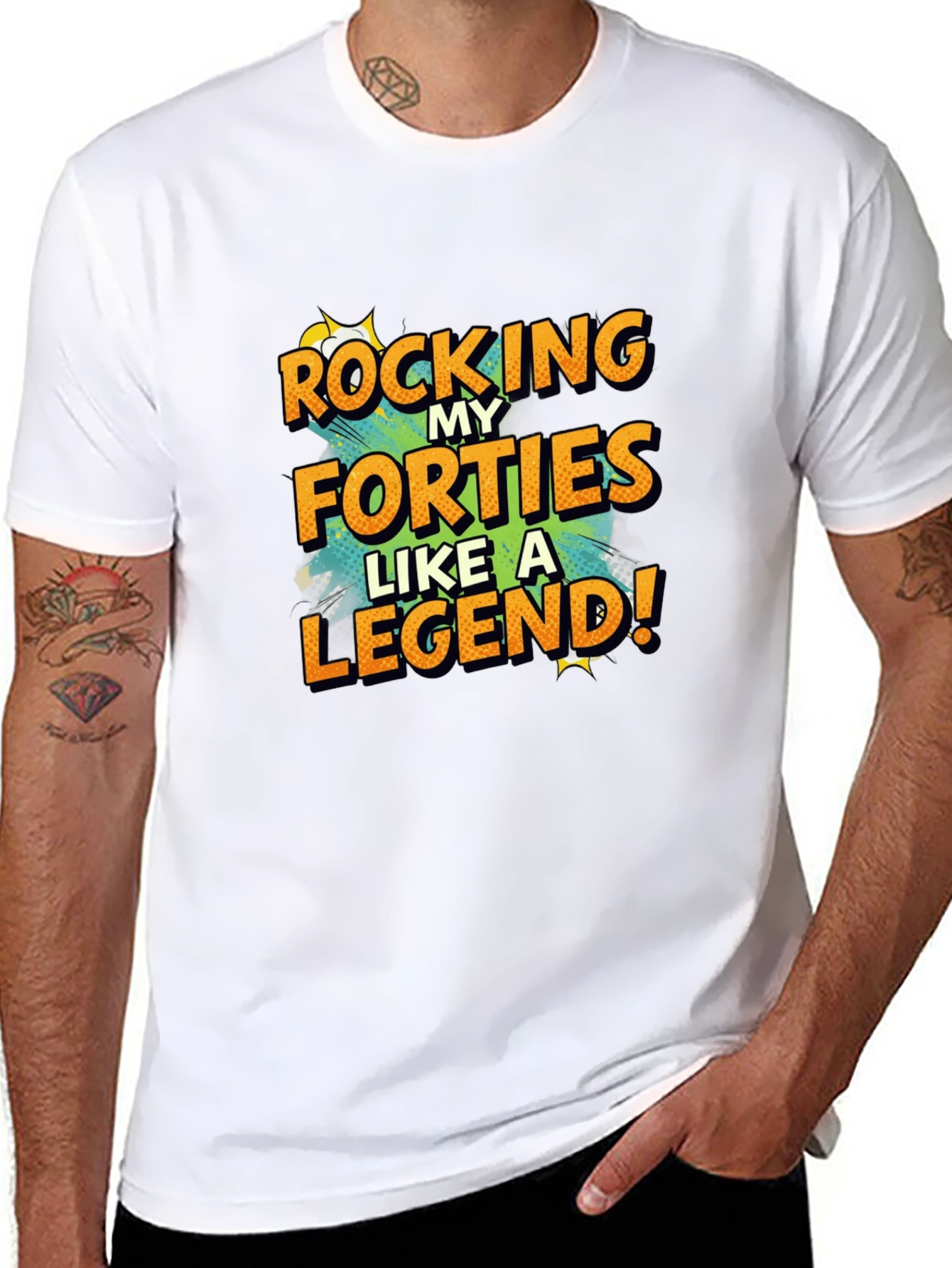 Rocking My Forties Mens Graphic T-Shirt