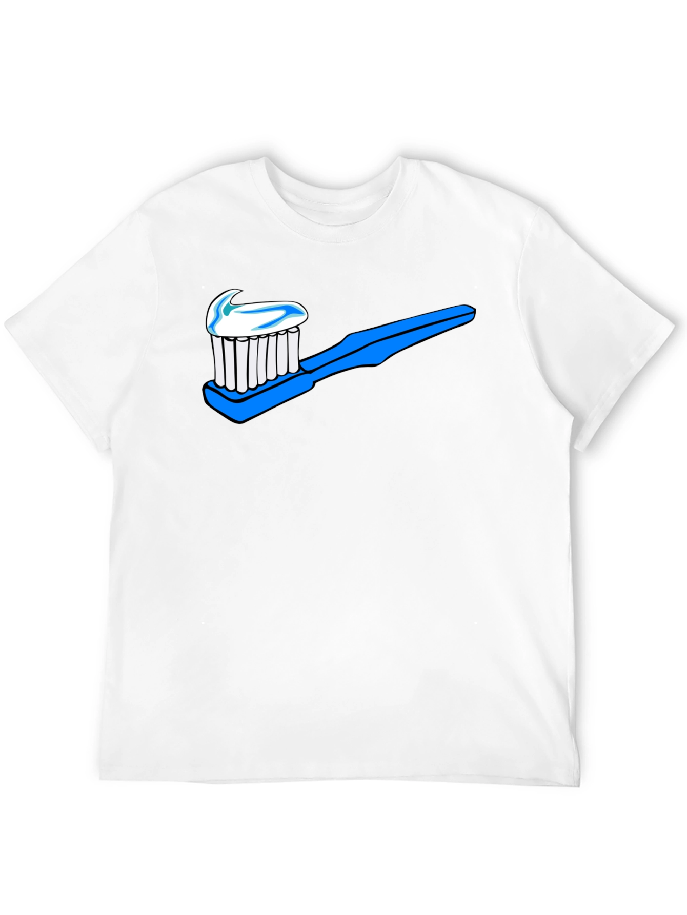 Toothbrush Graphic T-Shirt - Dental Hygiene Tee