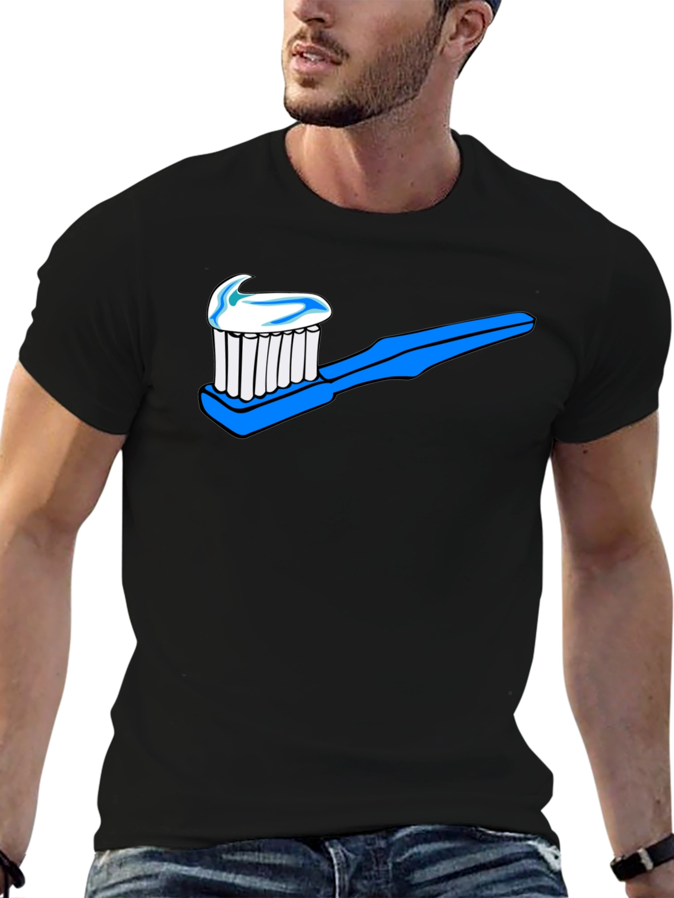 Toothbrush Graphic T-Shirt - Dental Hygiene Tee