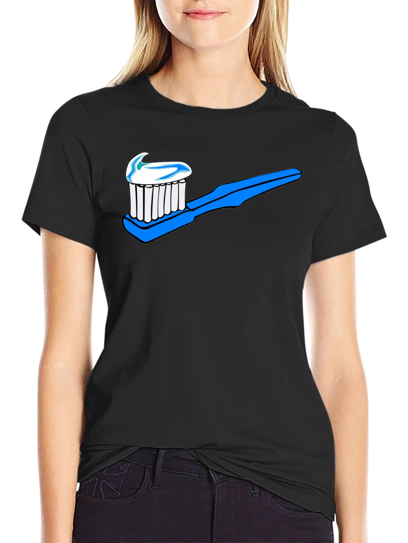 Toothbrush Graphic T-Shirt - Dental Hygiene Tee