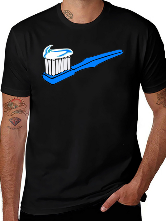Toothbrush Graphic T-Shirt - Dental Hygiene Tee