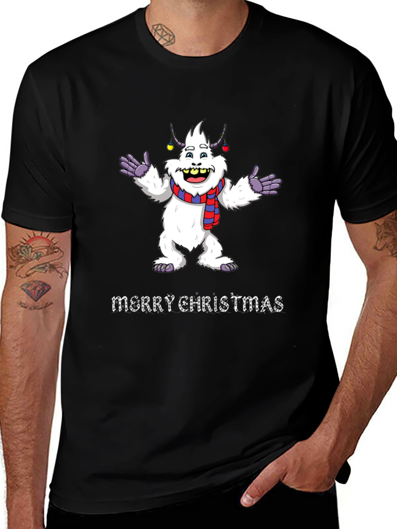 Festive Yeti Christmas T-Shirt