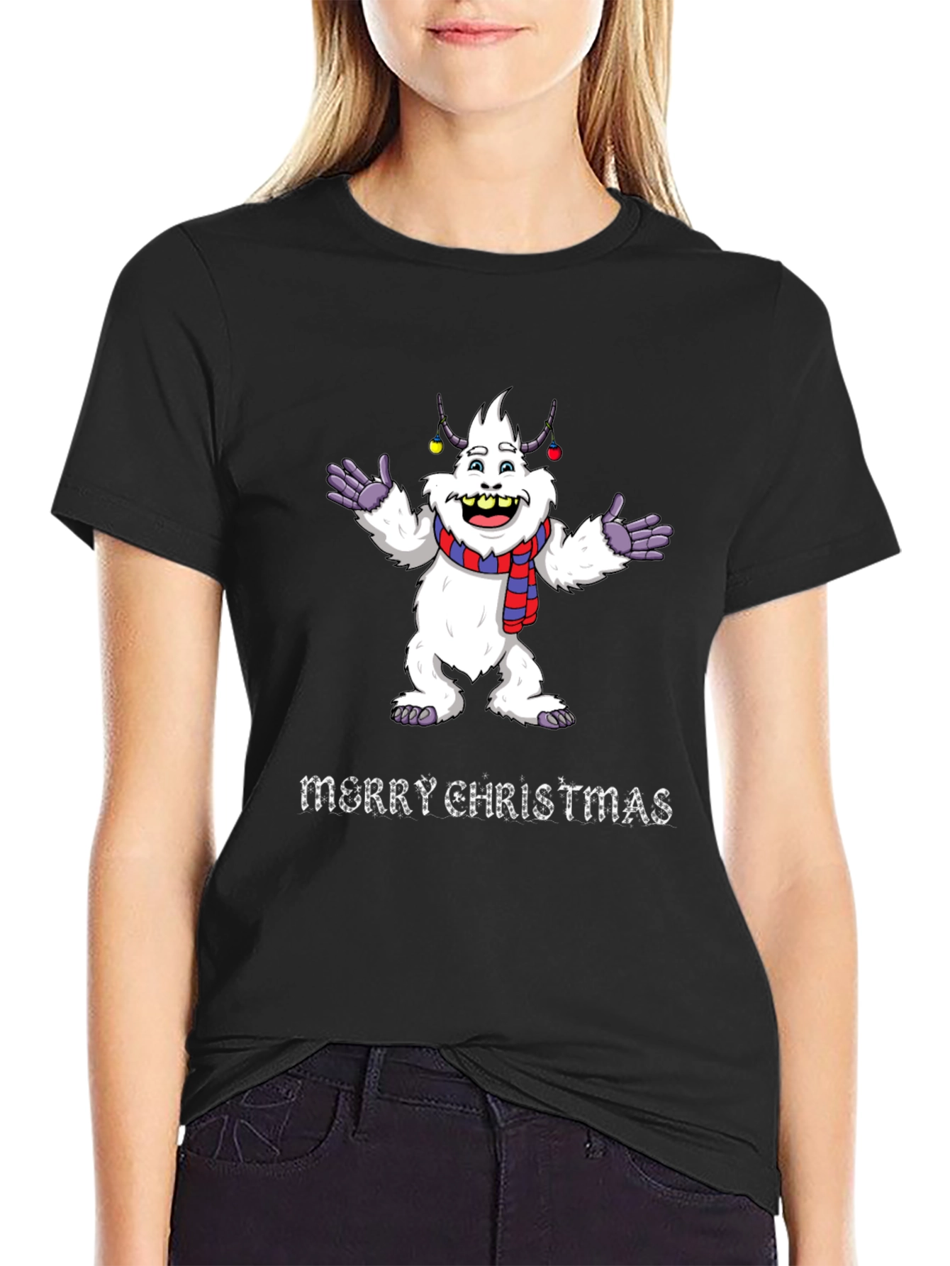 Festive Yeti Christmas T-Shirt