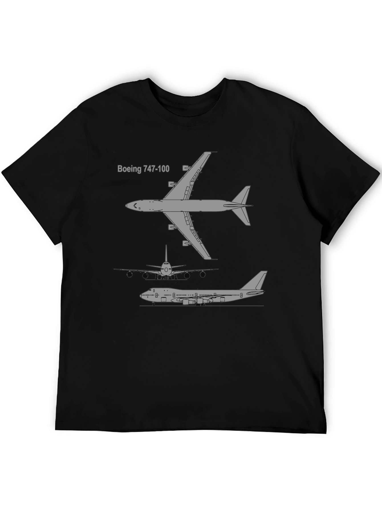Boeing 747-100 Plane T-Shirt - Aviation Enthusiast Tee