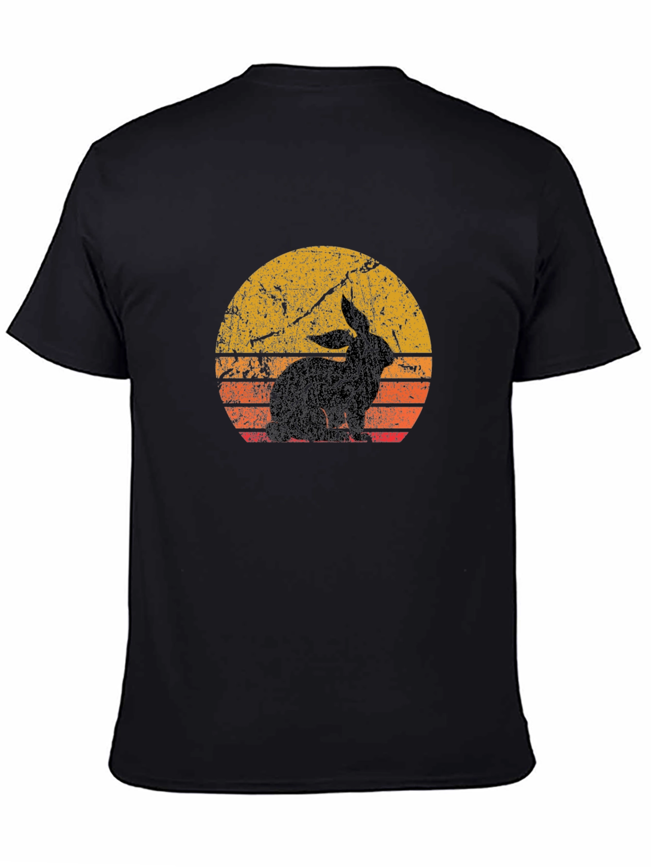 Retro Rabbit Silhouette T-Shirt
