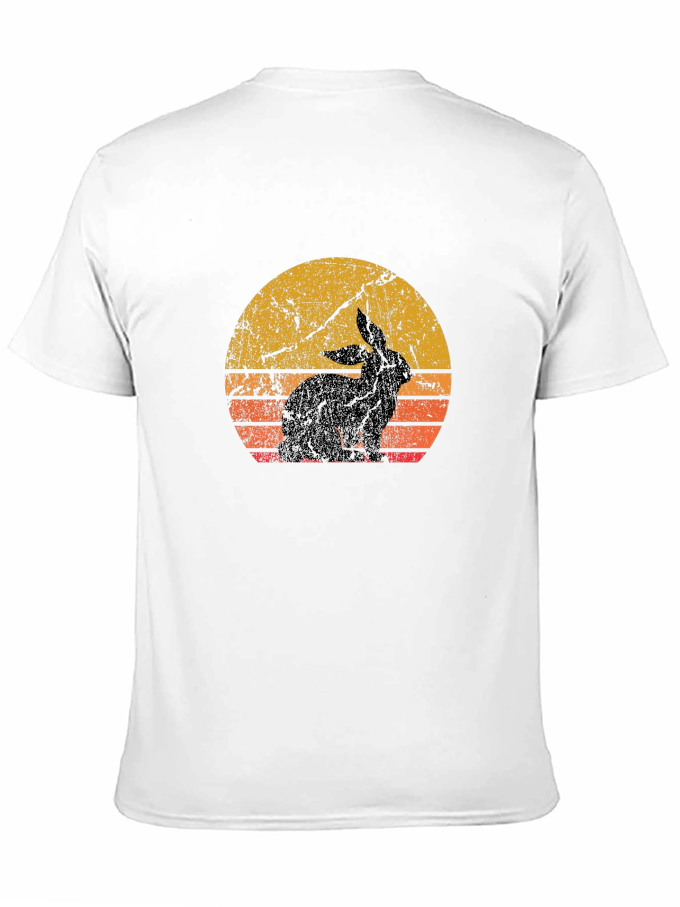 Retro Rabbit Silhouette T-Shirt
