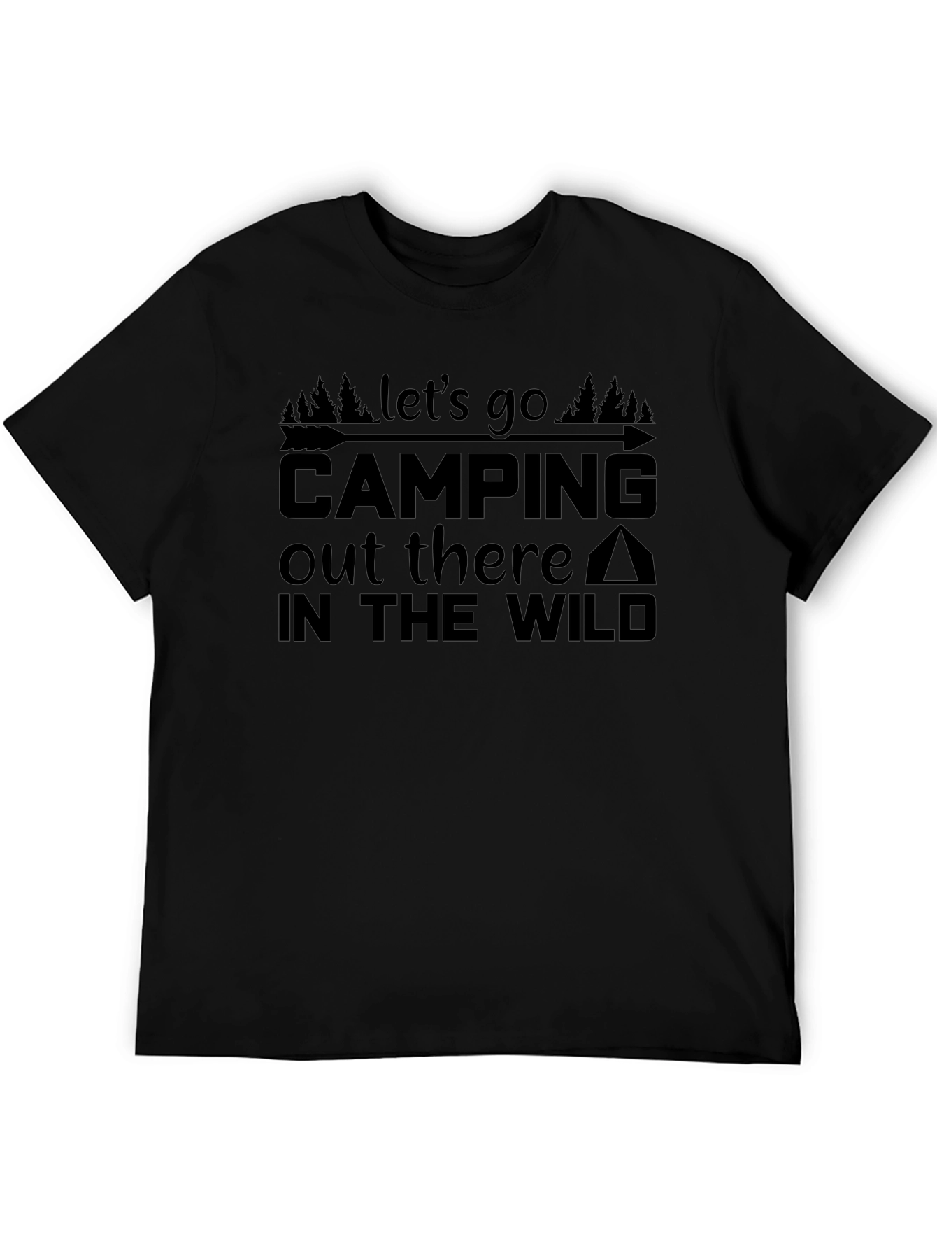 Camping Adventure T-Shirt - Lets Go to the Wild