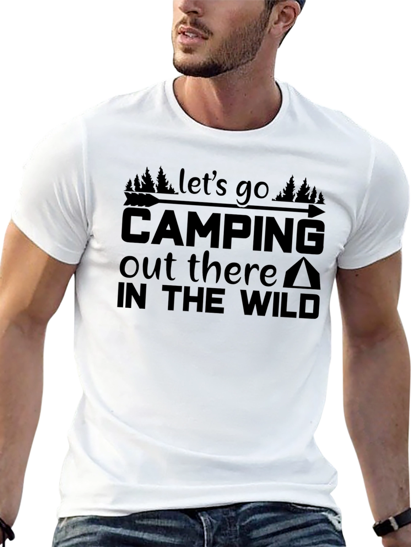 Camping Adventure T-Shirt - Lets Go to the Wild