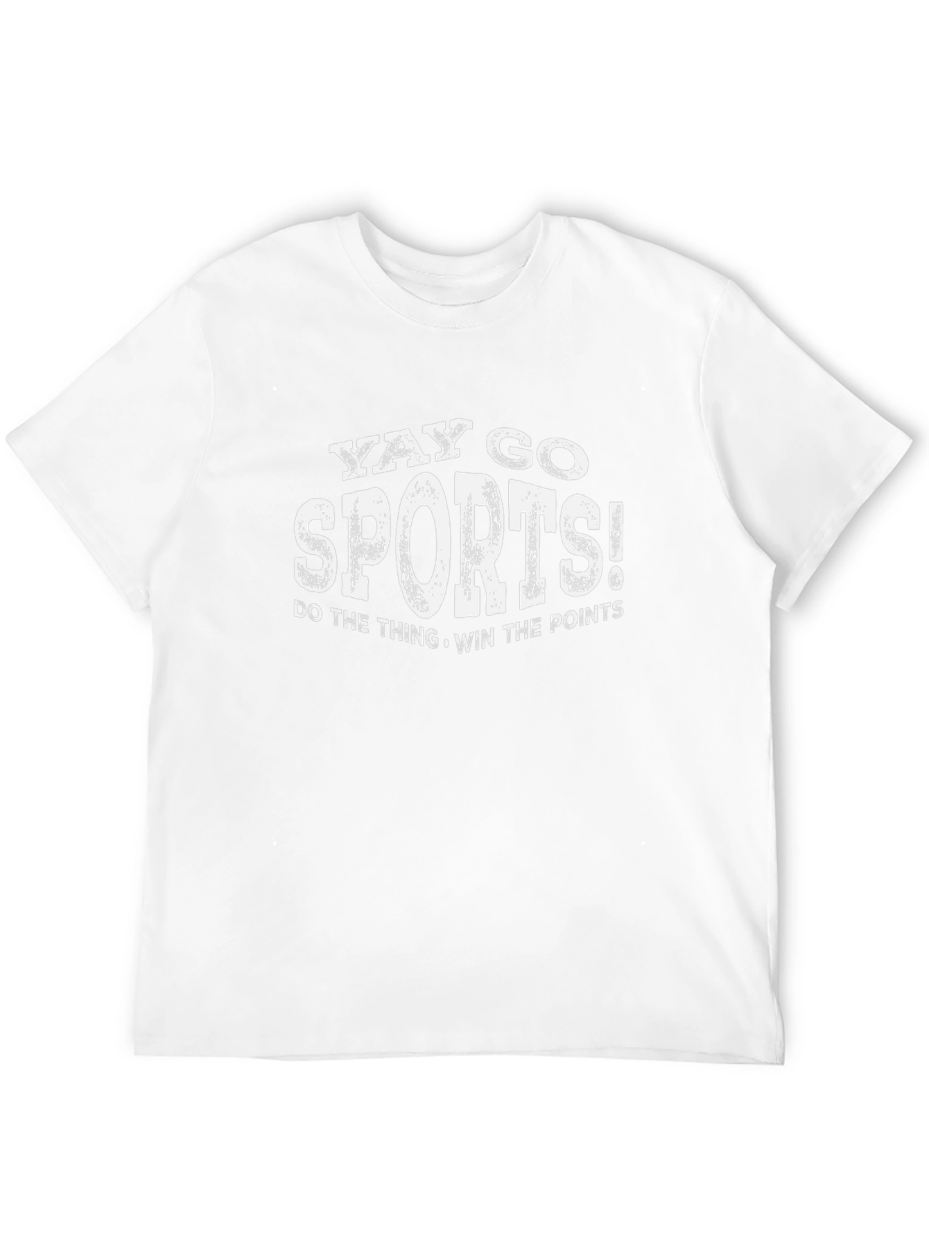 Yay Go Sports! Black Graphic T-Shirt