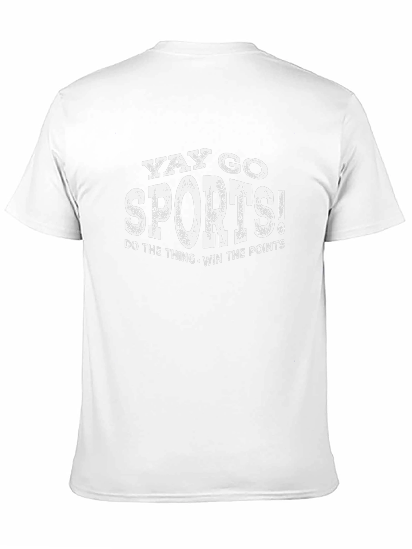 Yay Go Sports! Black Graphic T-Shirt