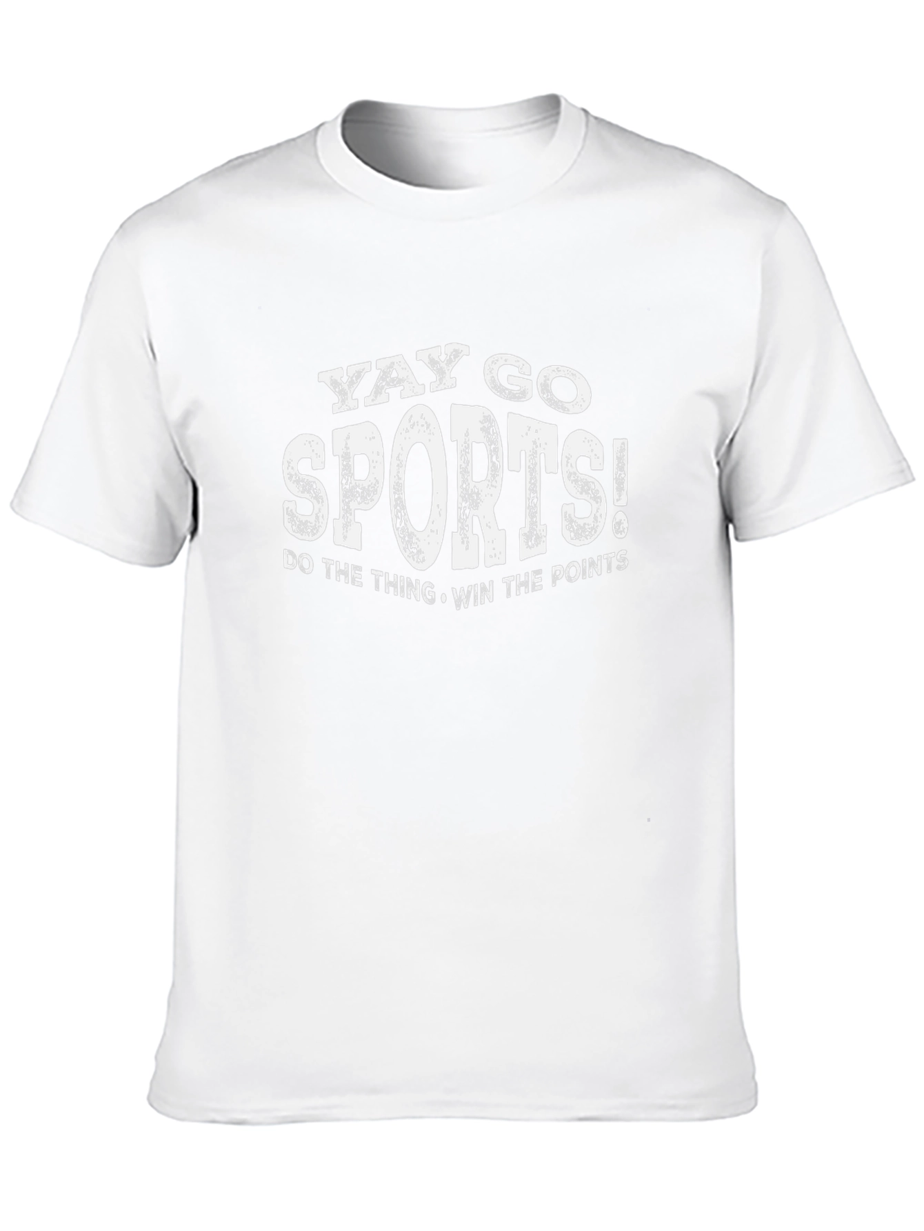 Yay Go Sports! Black Graphic T-Shirt