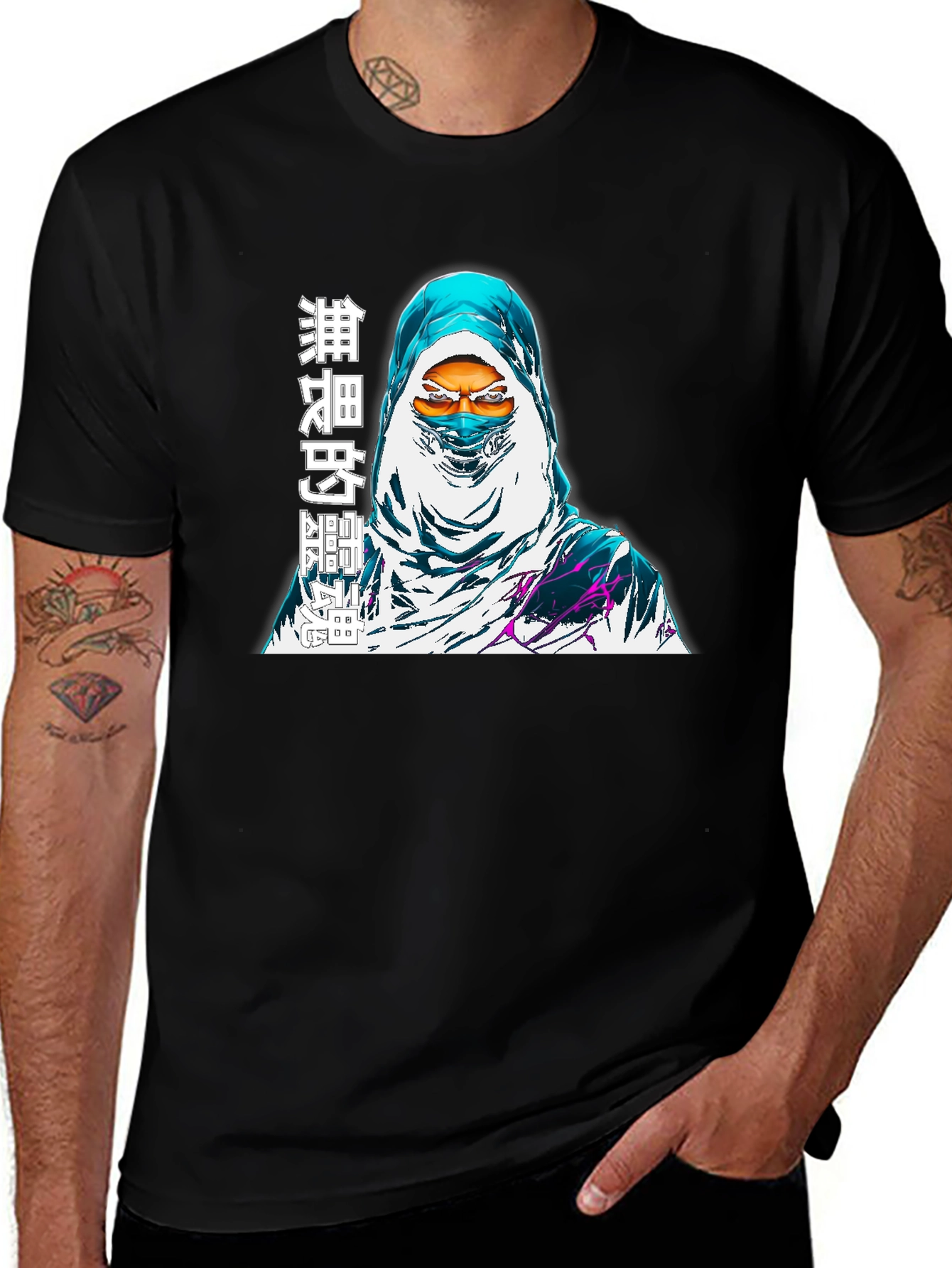 Mystery Ninja Graphic Tee - Urban Style