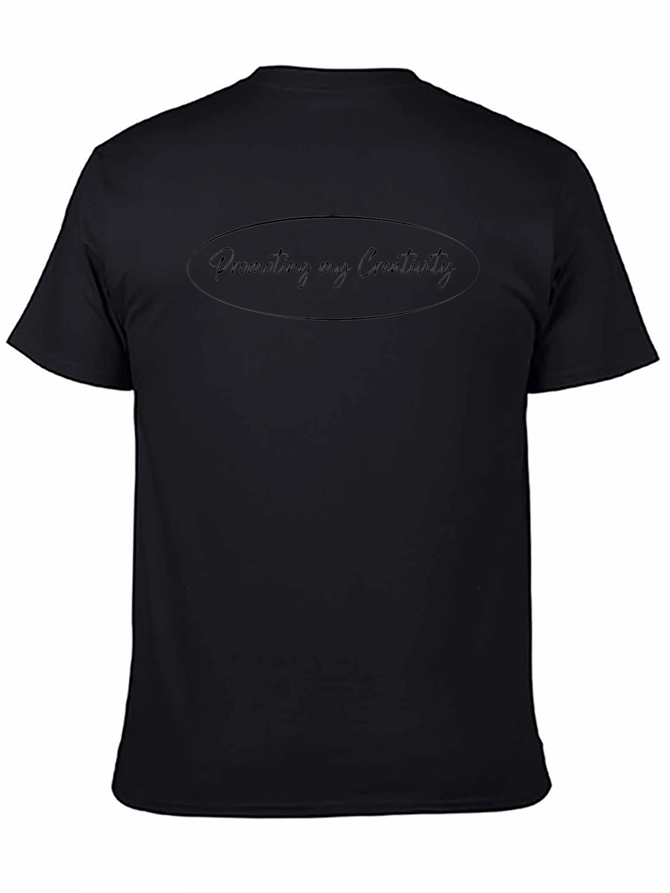 Promoting My Creativity Black T-Shirt
