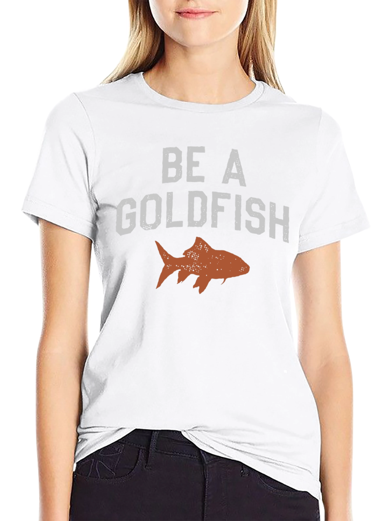 Be A Goldfish Graphic Tee - Relaxed Fit