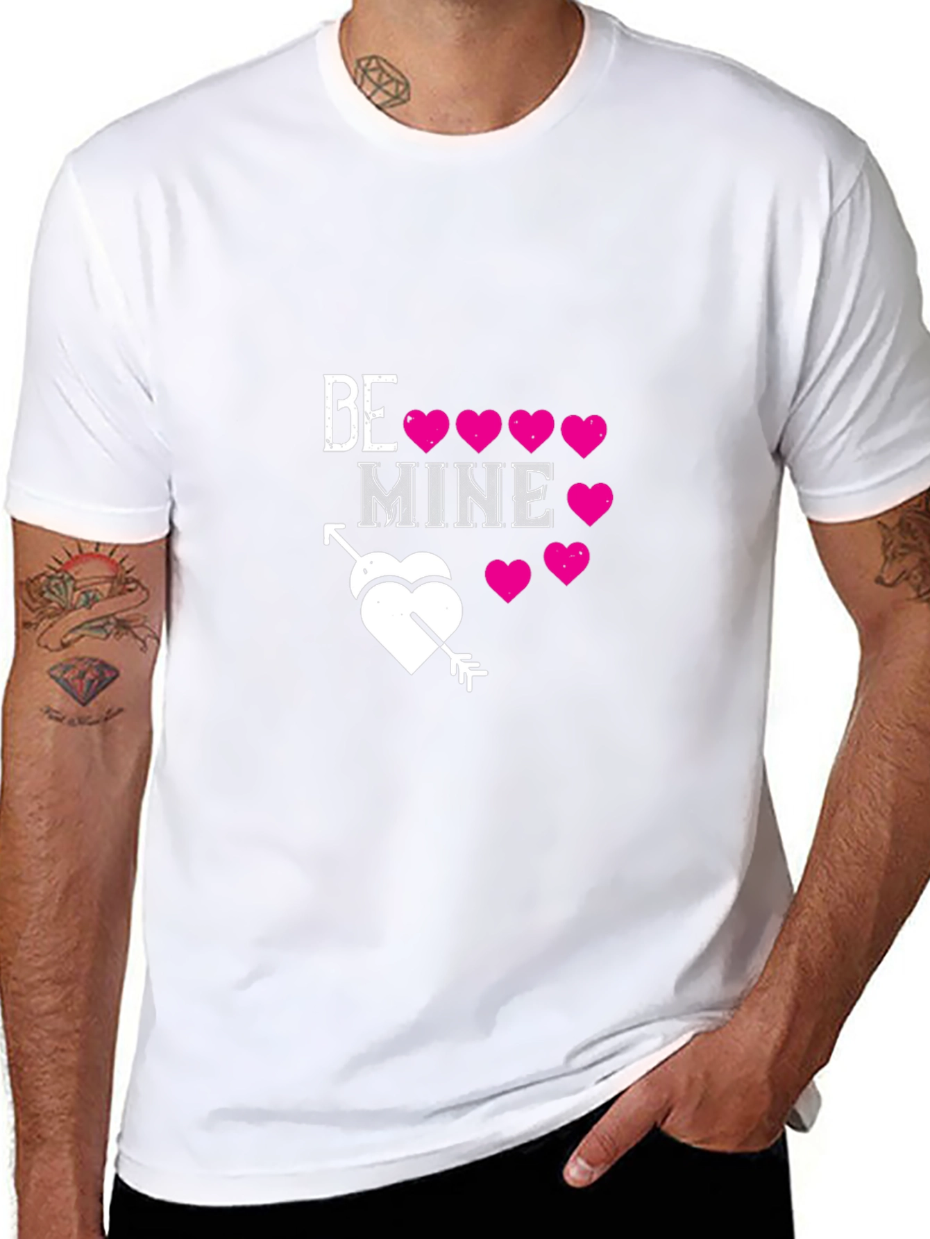 Be Mine Valentines Day Graphic T-Shirt