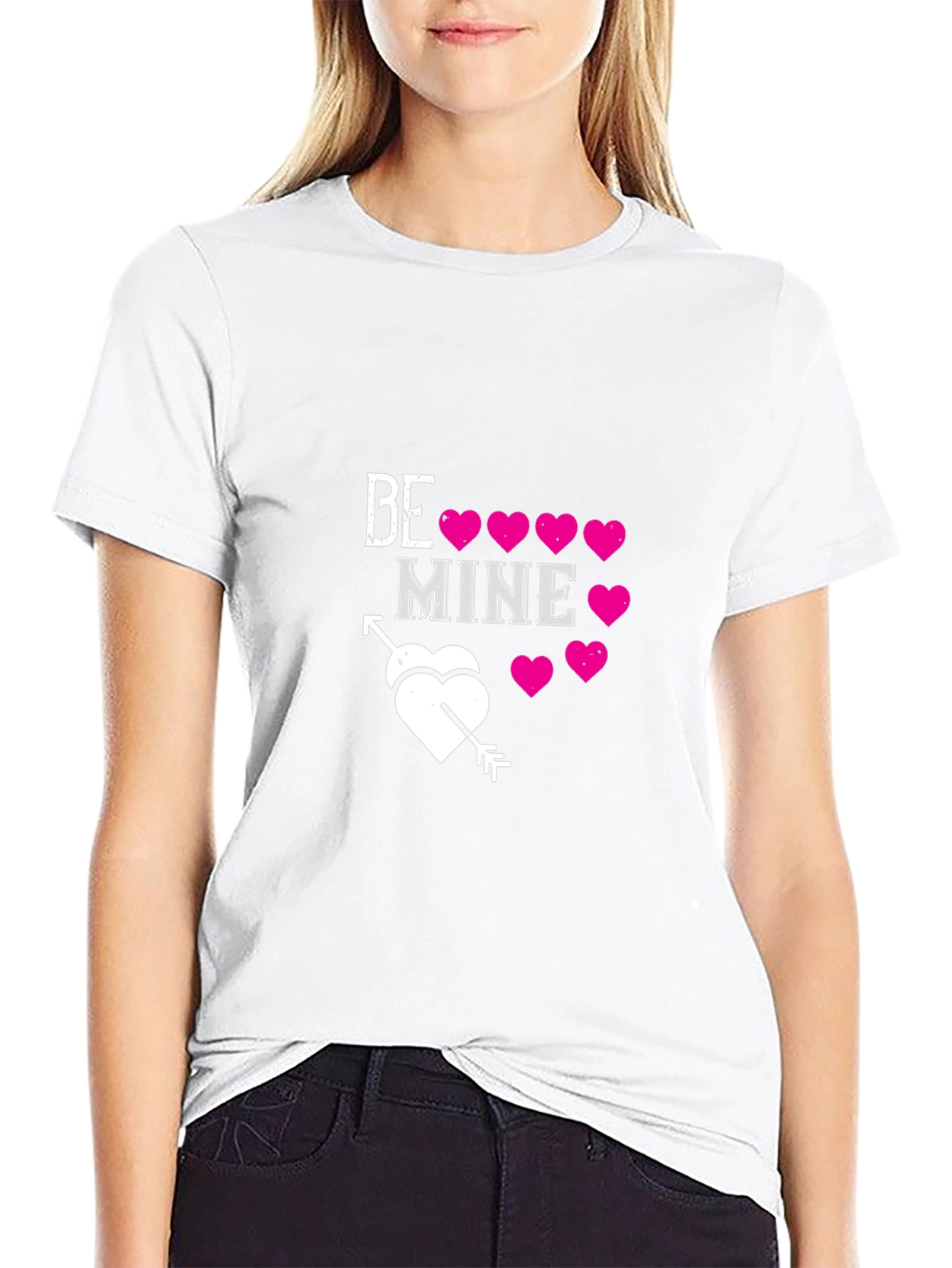Be Mine Valentines Day Graphic T-Shirt