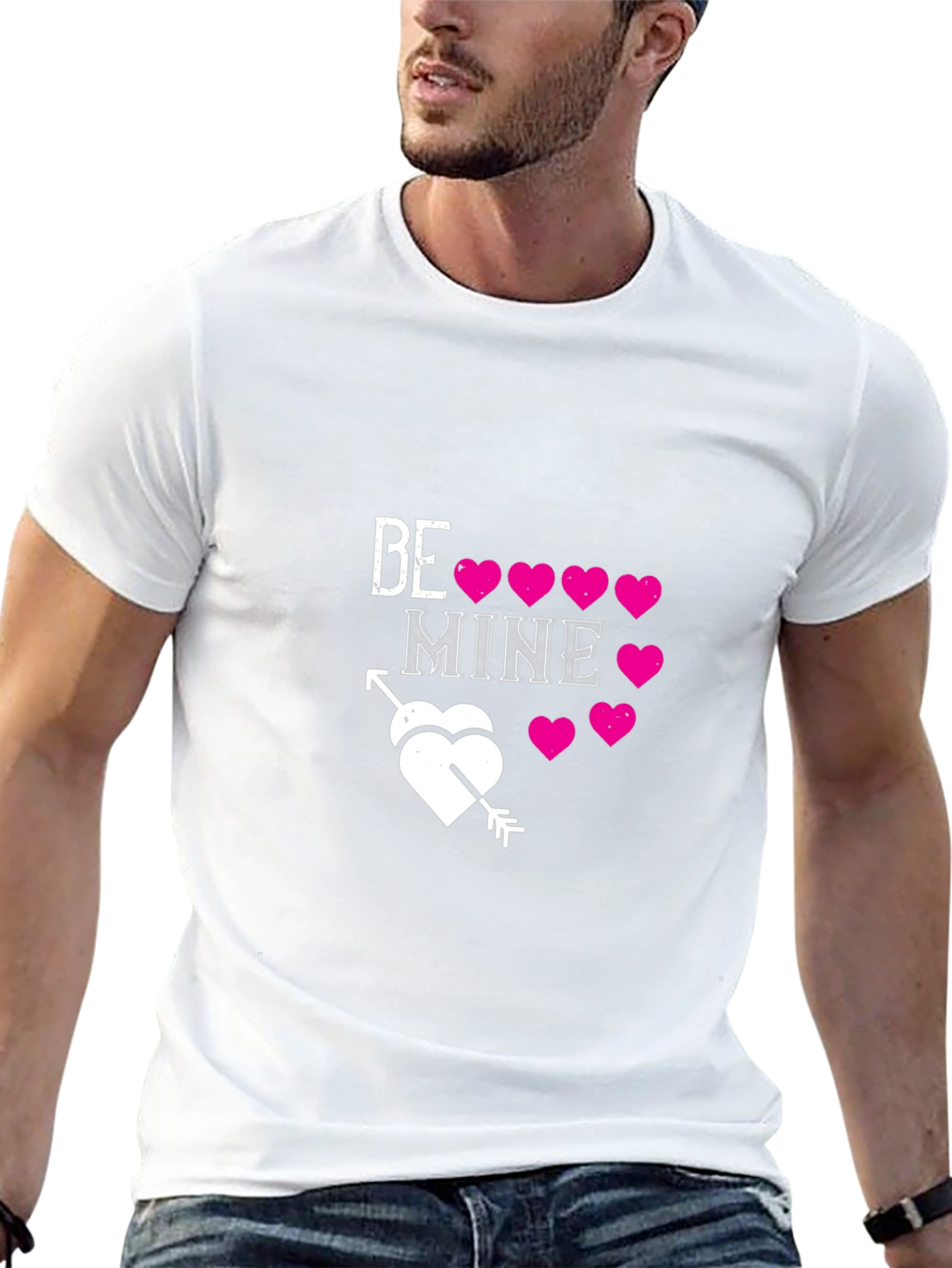 Be Mine Valentines Day Graphic T-Shirt