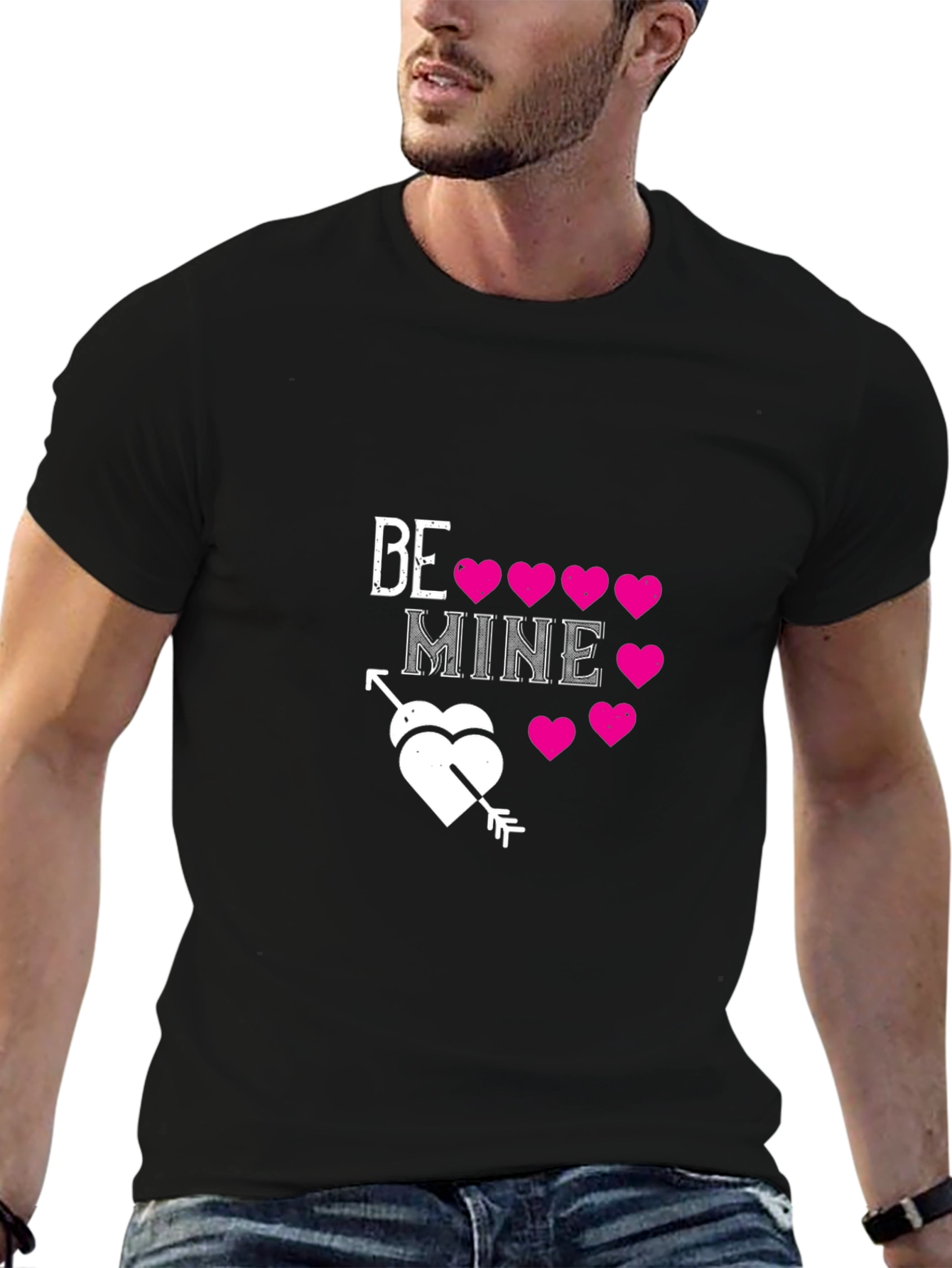 Be Mine Valentines Day Graphic T-Shirt