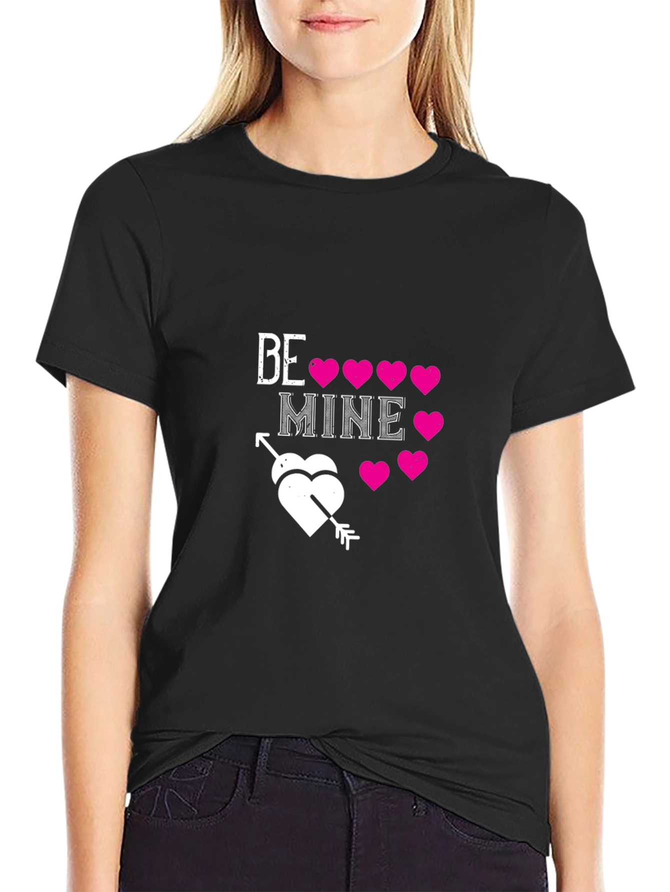 Be Mine Valentines Day Graphic T-Shirt