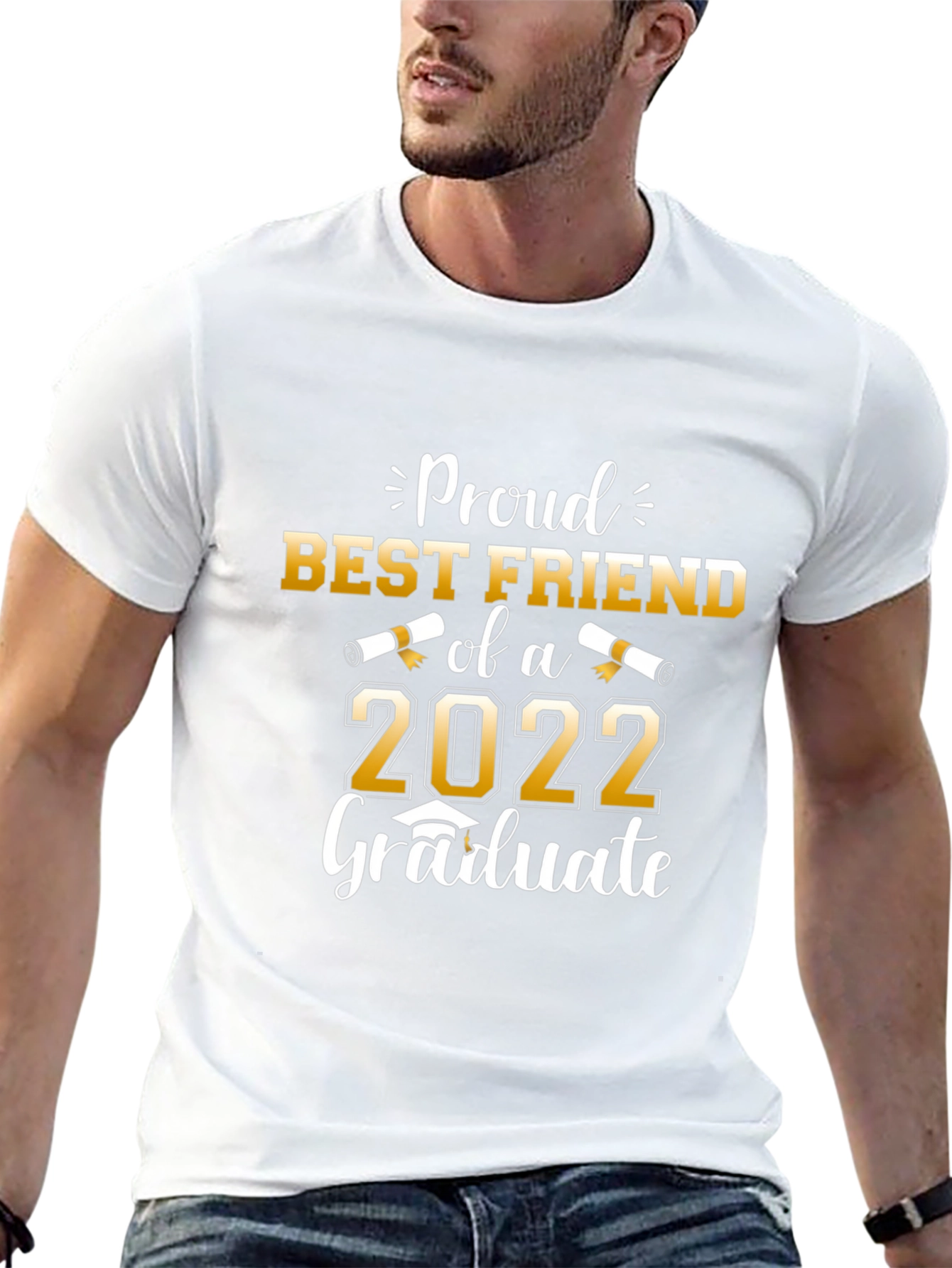 Proud Best Friend of a 2022 Graduate T-Shirt