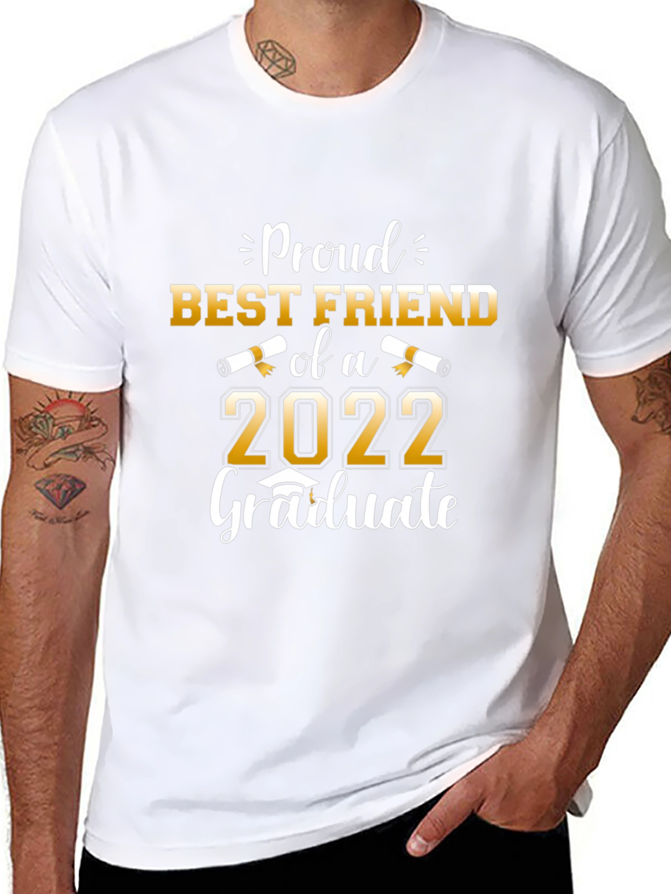 Proud Best Friend of a 2022 Graduate T-Shirt