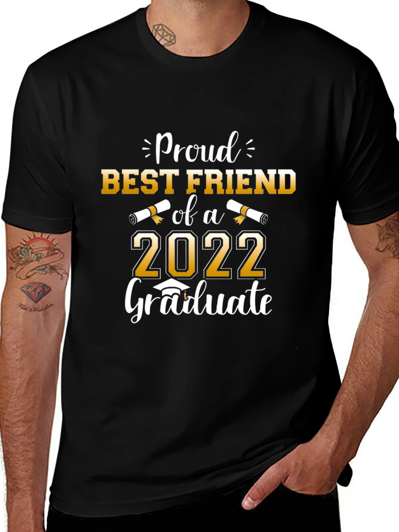 Proud Best Friend of a 2022 Graduate T-Shirt