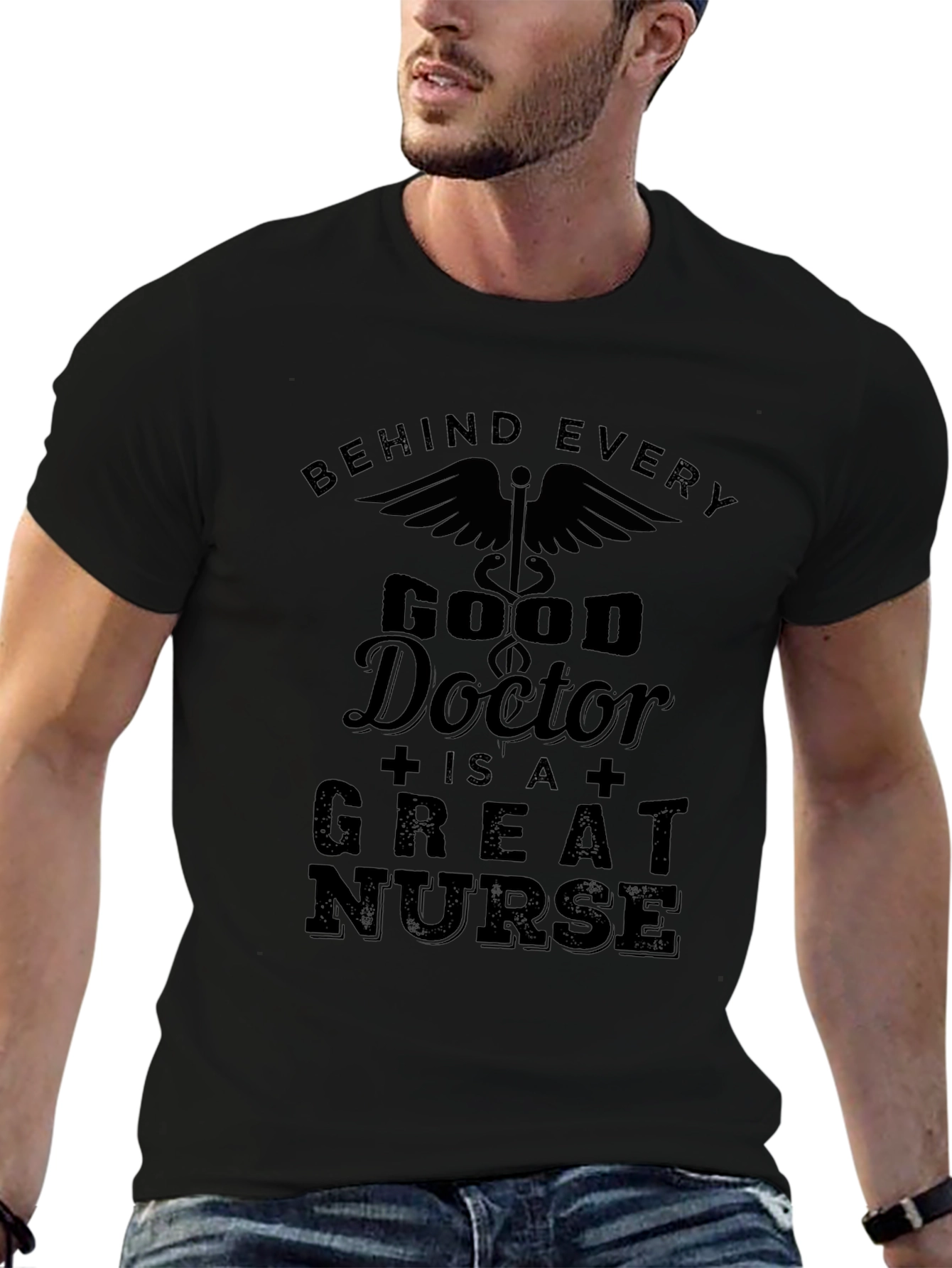 Good Doctor Great Nurse Graphic T-Shirt