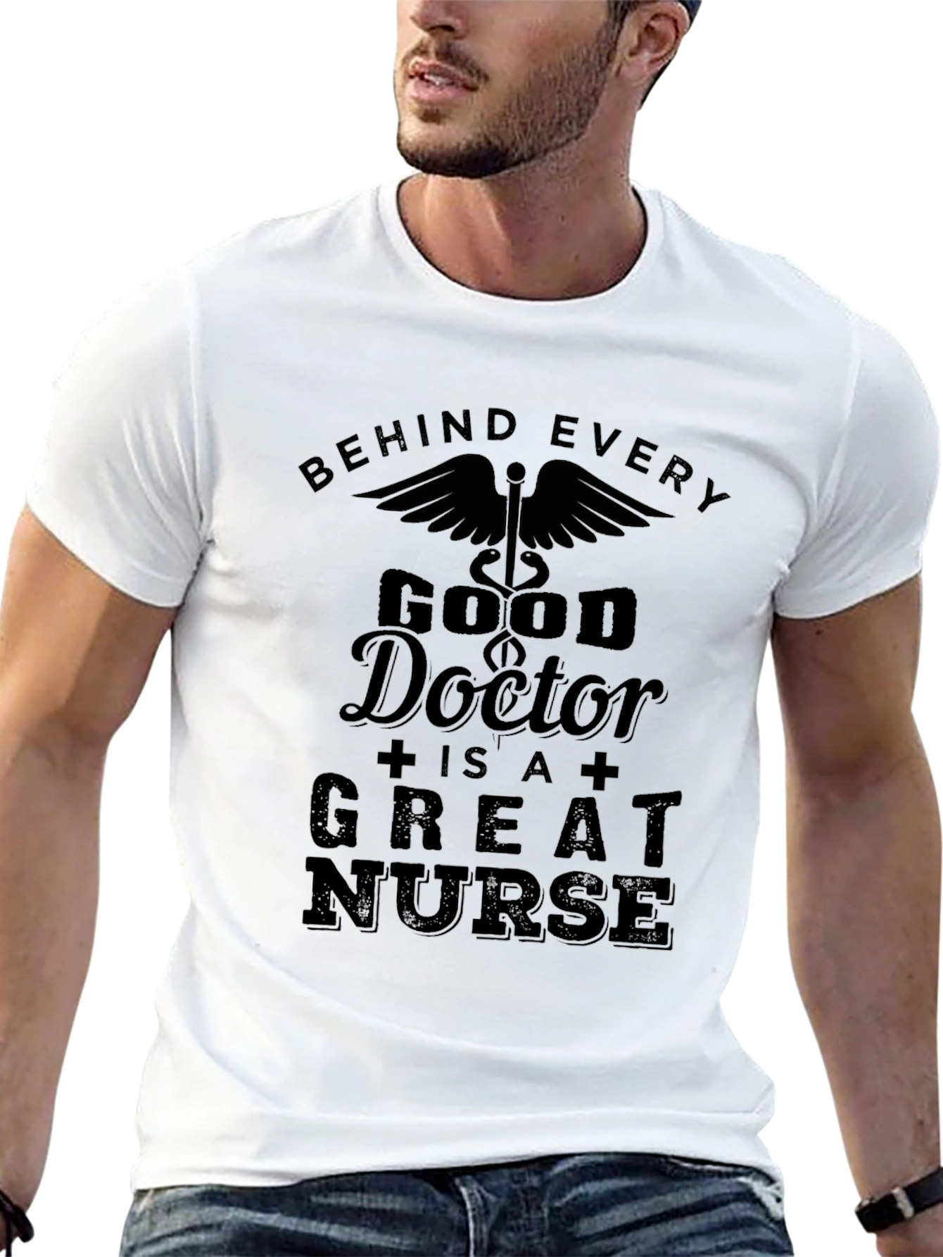 Good Doctor Great Nurse Graphic T-Shirt