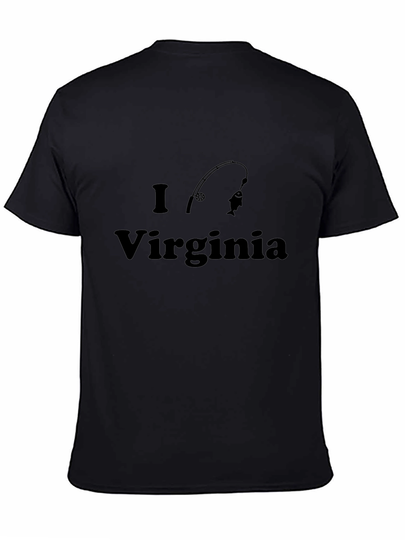I Love Virginia Fishing T-Shirt