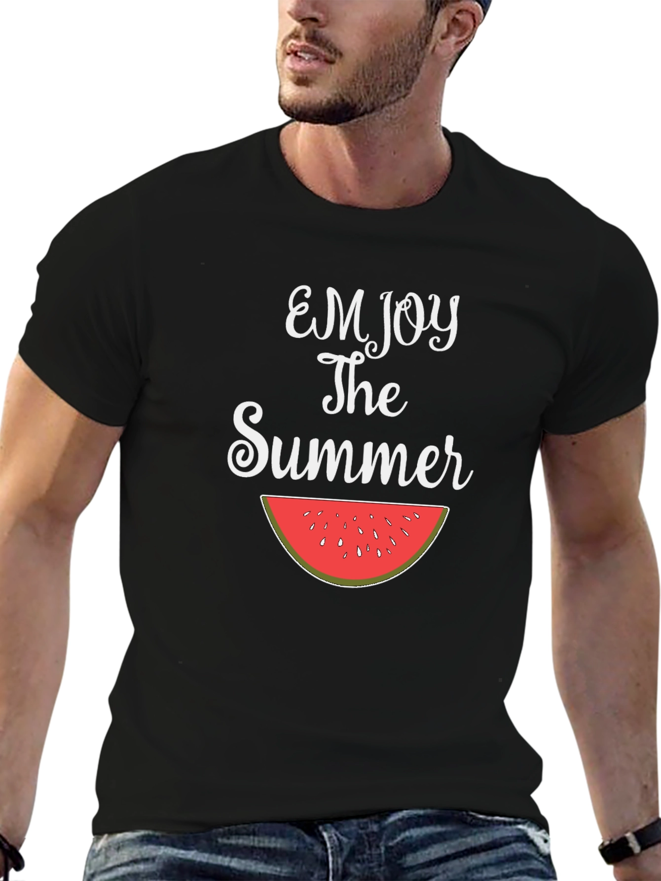 Enjoy The Summer Watermelon Graphic Tee