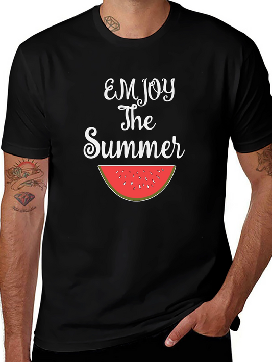 Enjoy The Summer Watermelon Graphic Tee