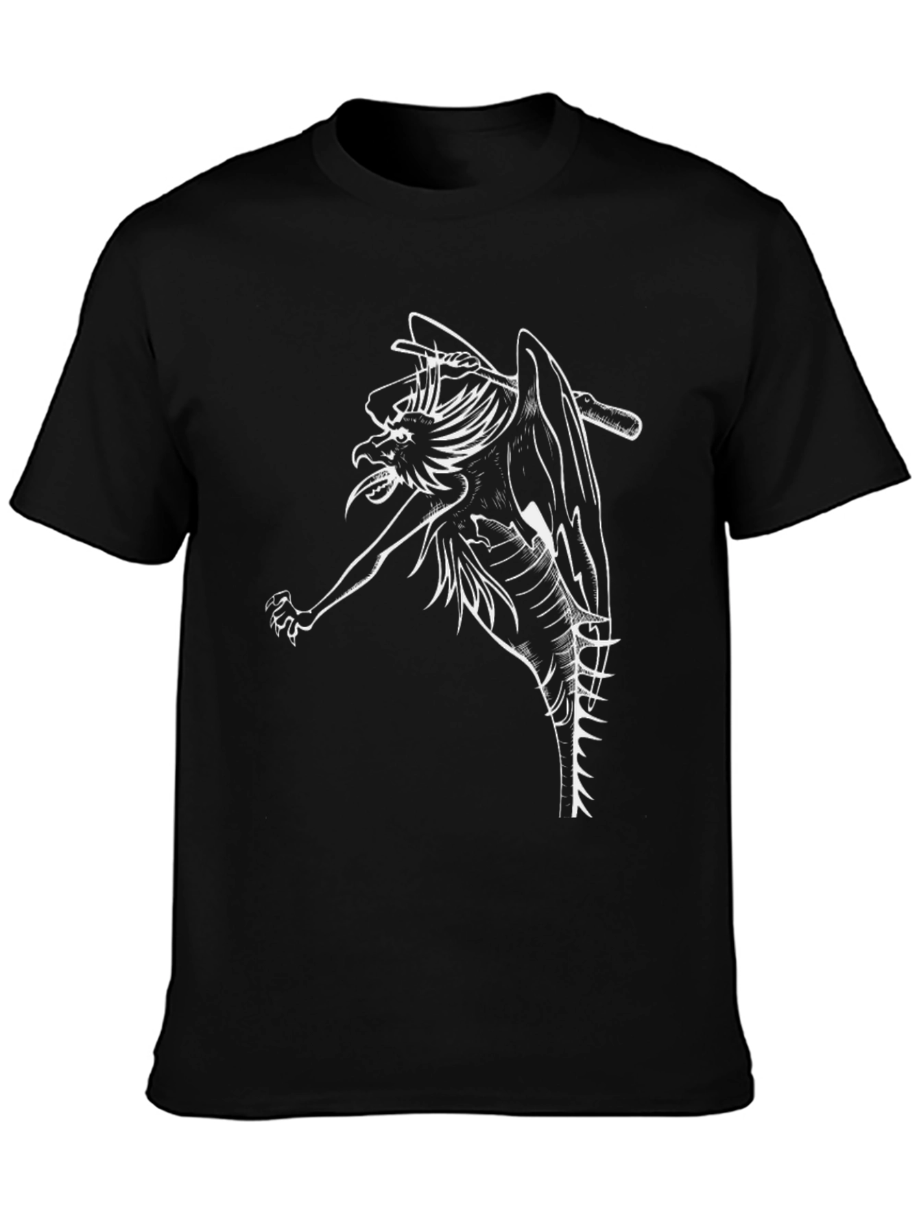 Gargoyle Graphic Tee - Mens Black T-Shirt