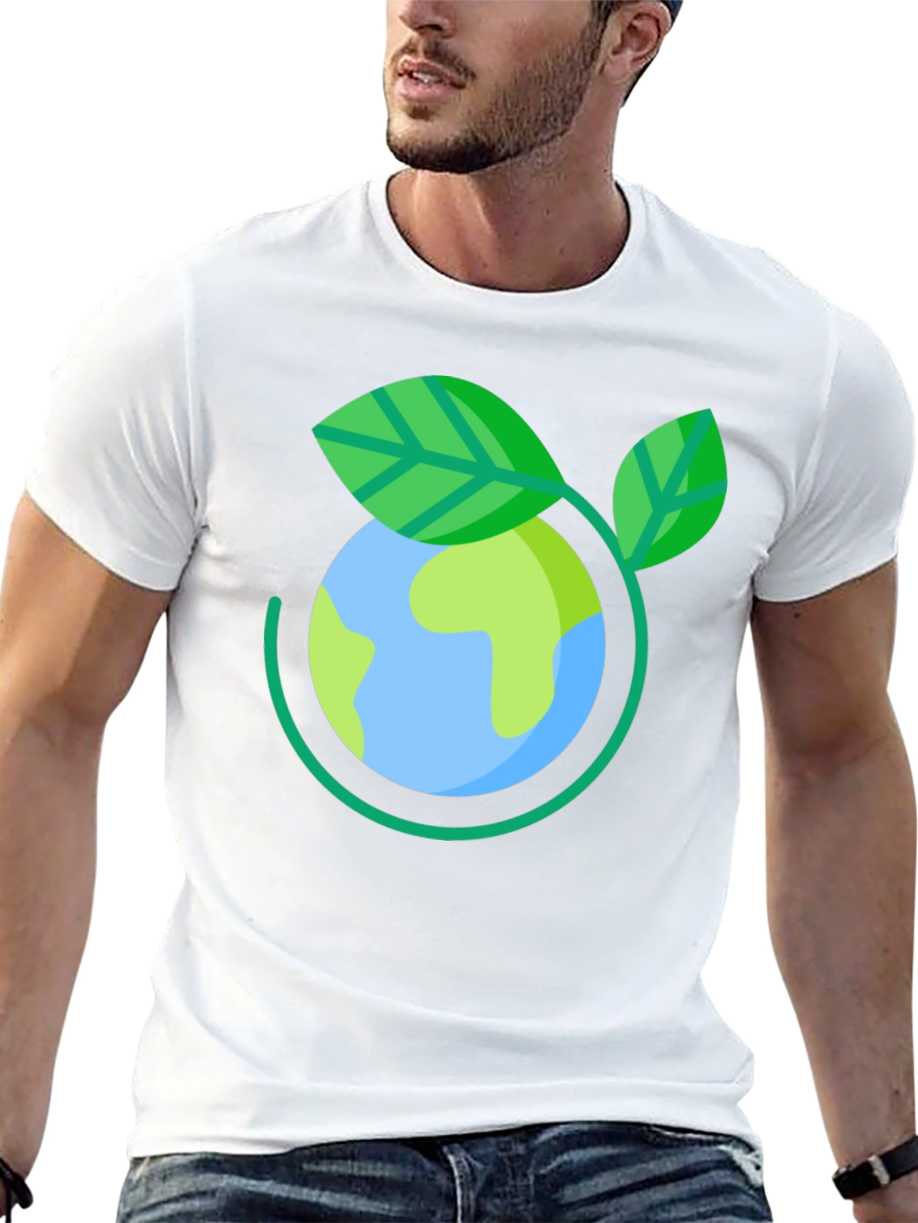 Eco-Friendly Earth Day T-Shirt - Black