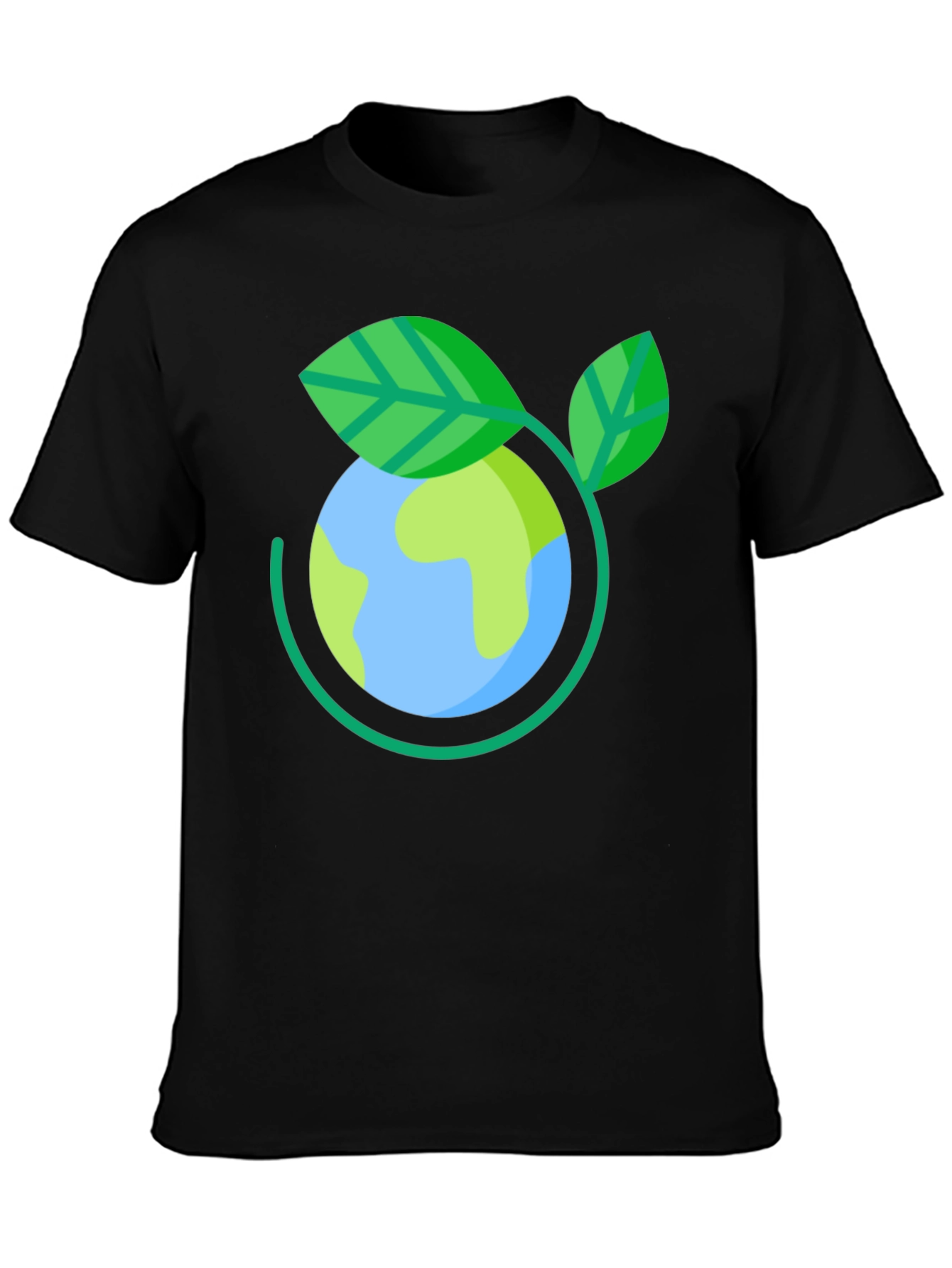 Eco-Friendly Earth Day T-Shirt - Black