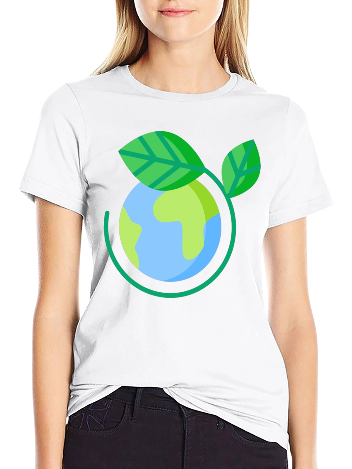 Eco-Friendly Earth Day T-Shirt - Black