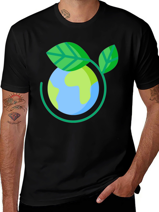 Eco-Friendly Earth Day T-Shirt - Black