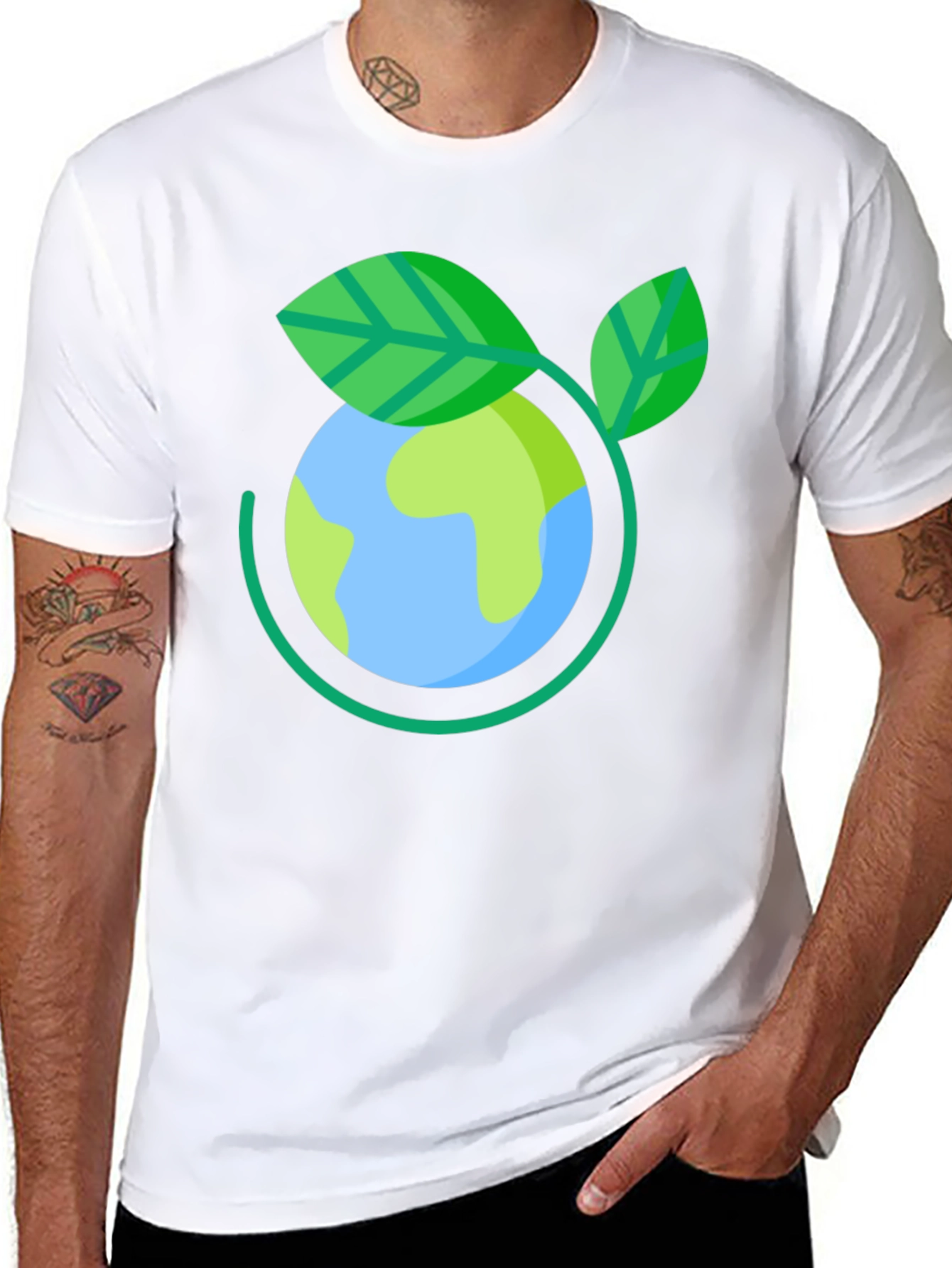 Eco-Friendly Earth Day T-Shirt - Black