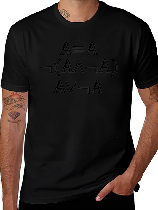 Logic Truth Table Black T-Shirt
